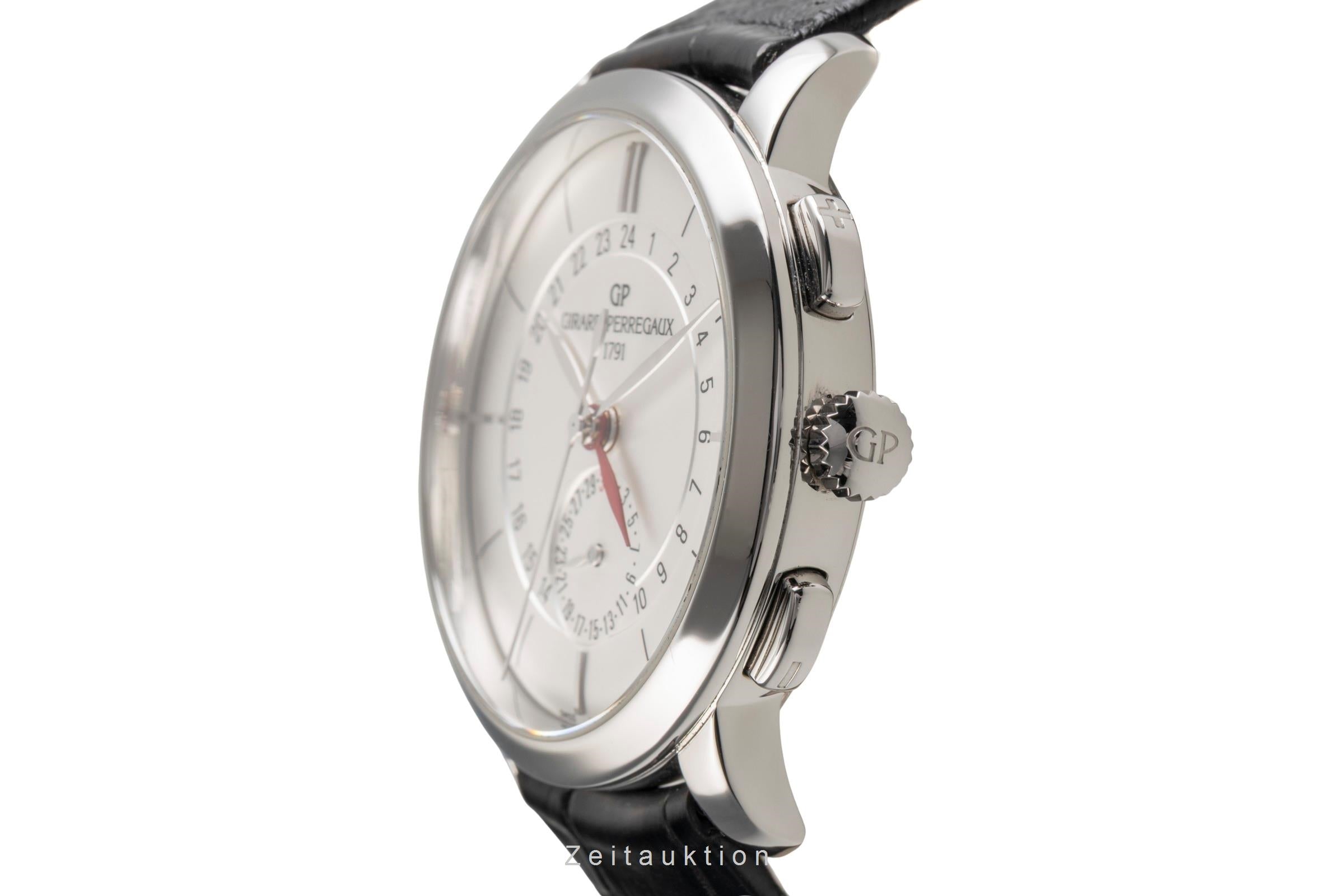 Girard Perregaux 1966 chronographe acier automatique montre pour hommes 49544  [2502800]