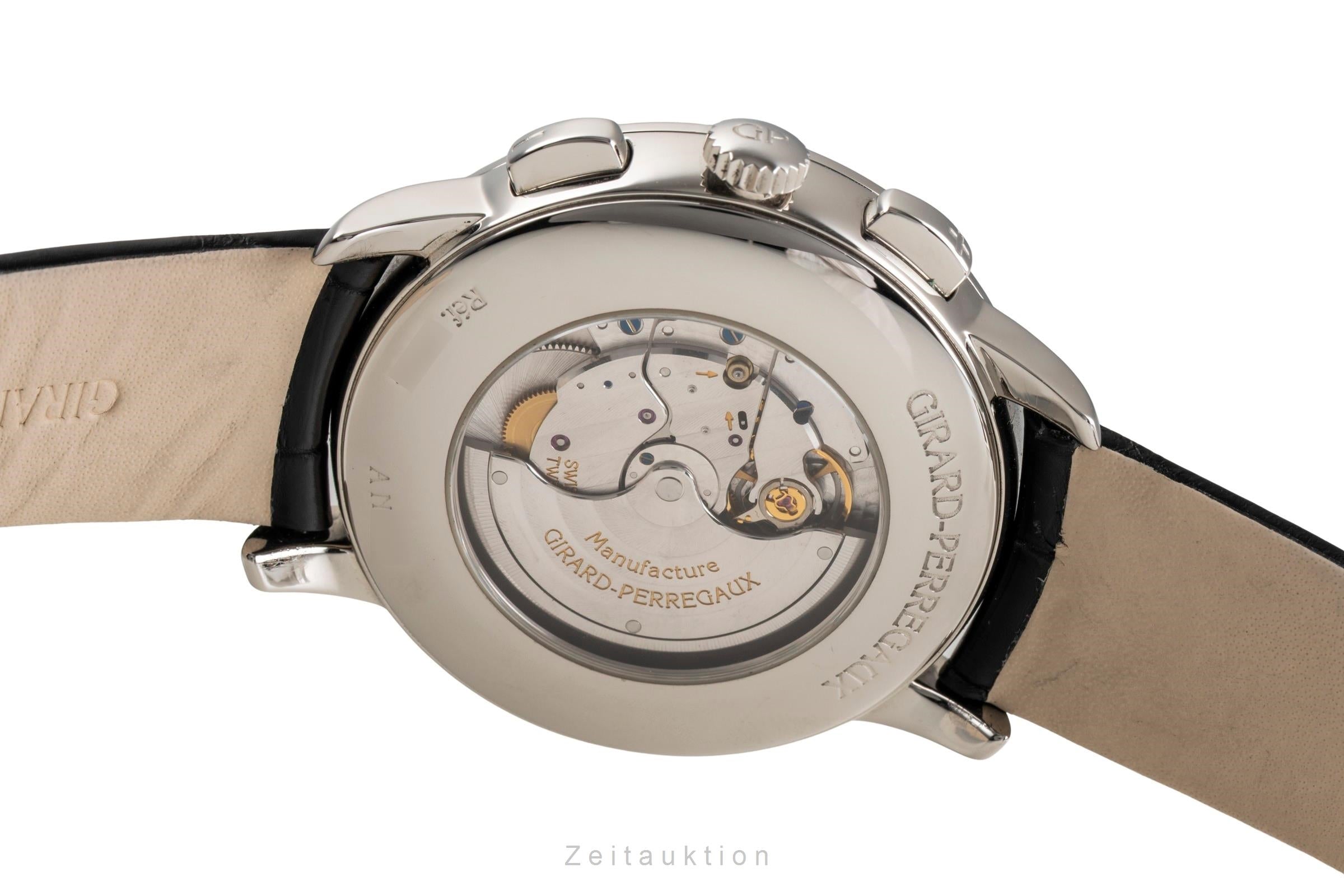 Girard Perregaux 1966 chronographe acier automatique montre pour hommes 49544  [2502800]