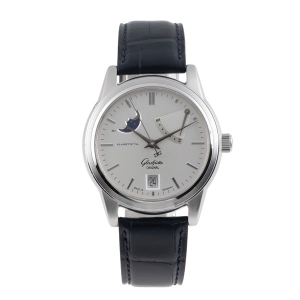 Glashütte Senator acier automatique montre pour hommes 39-44-04-12-04  [2502801]