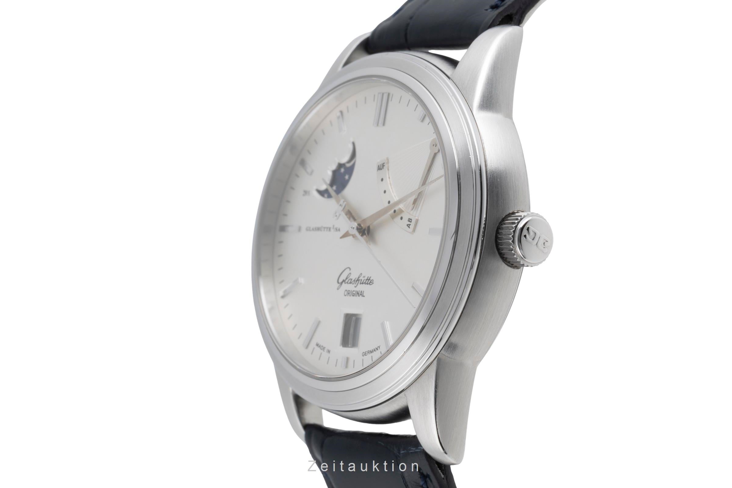 Glashütte Senator acier automatique montre pour hommes 39-44-04-12-04  [2502801]