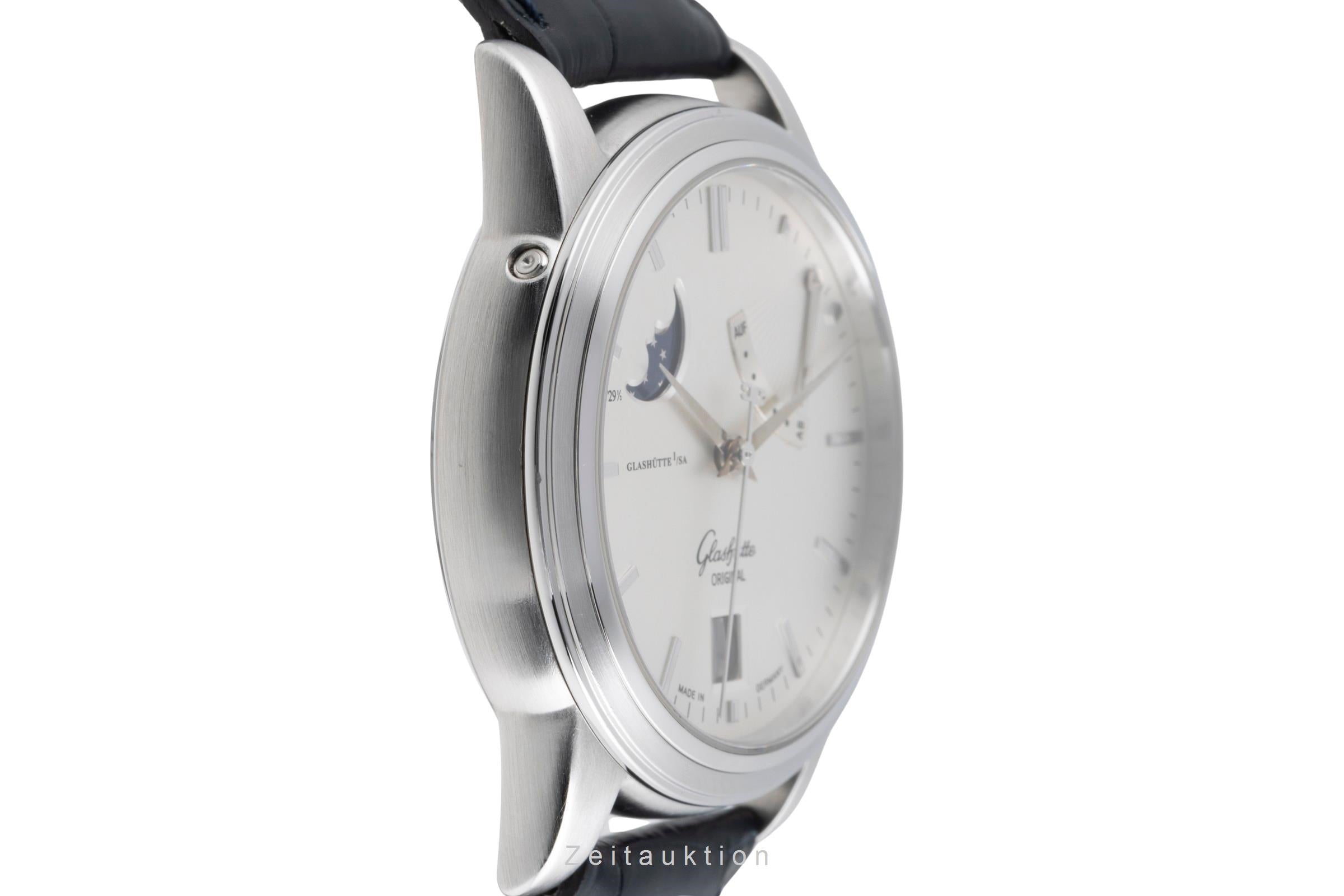 Glashütte Senator acier automatique montre pour hommes 39-44-04-12-04  [2502801]