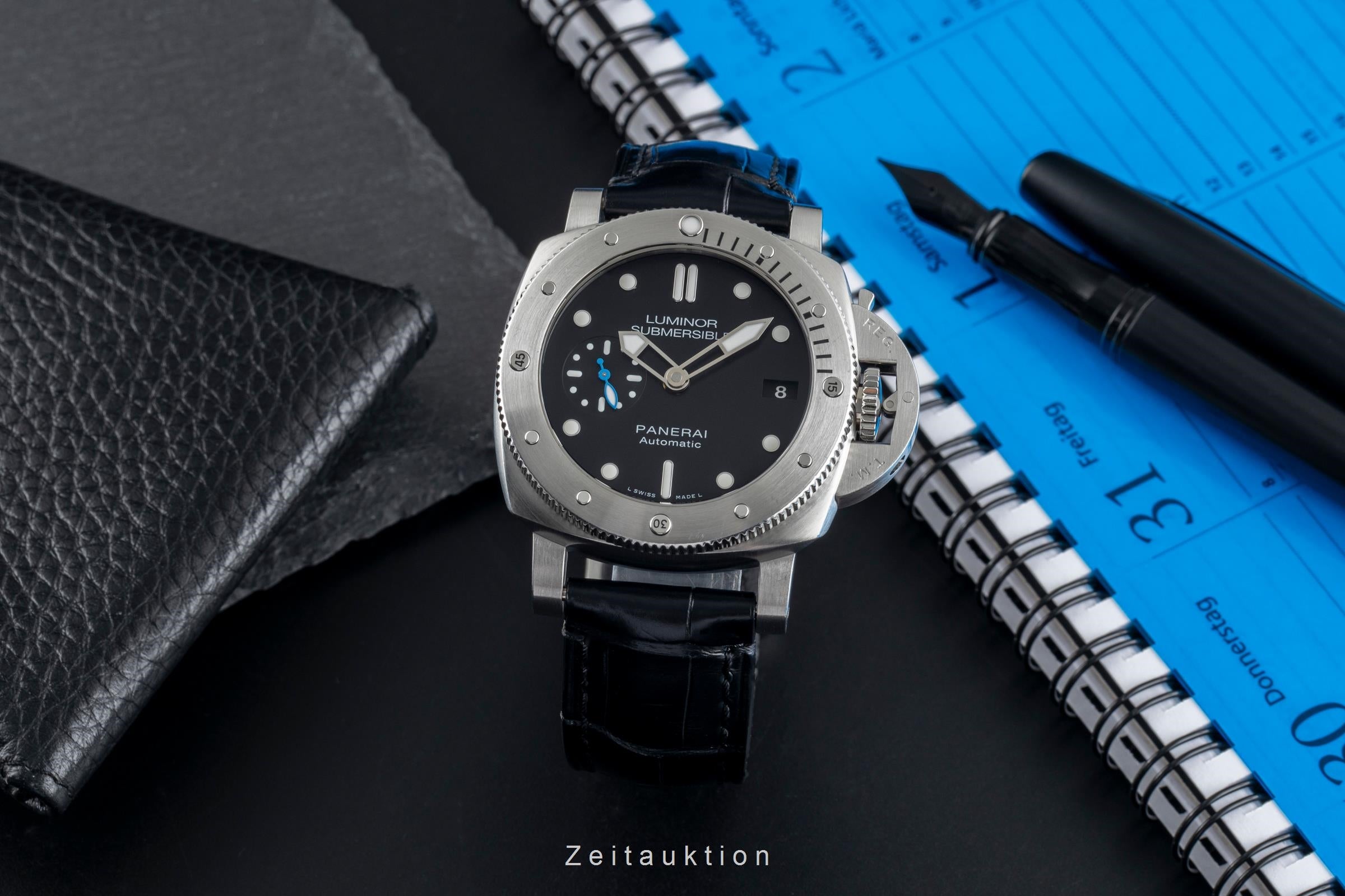 Panerai Submersible acier automatique montre pour hommes PAM00682  [2502804]