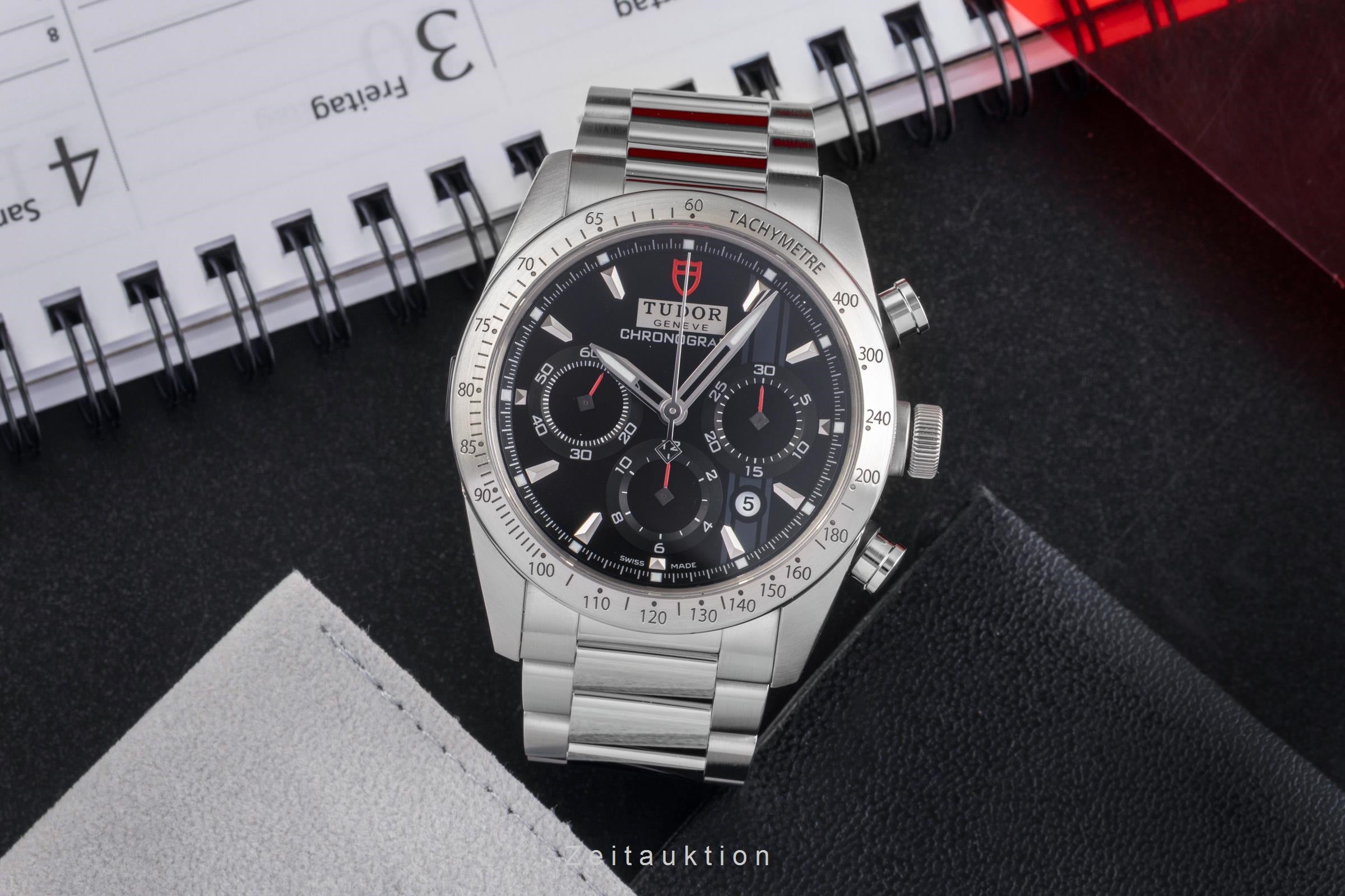 Tudor Fastrider cronógrafo acero automático reloj para caballeros 42000  [2502805]