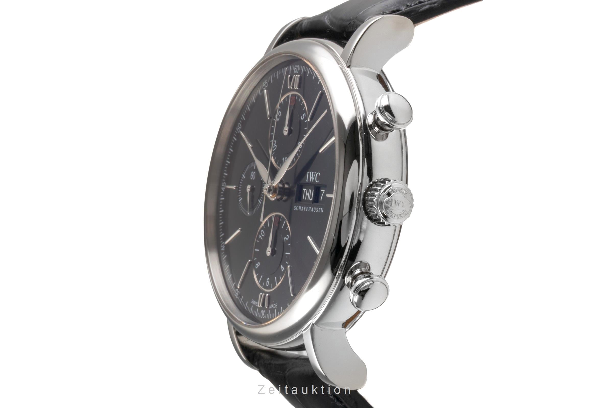IWC Portofino chronograph steel automatic men's watch IW391010 LP: 7100EUR  [2502812]