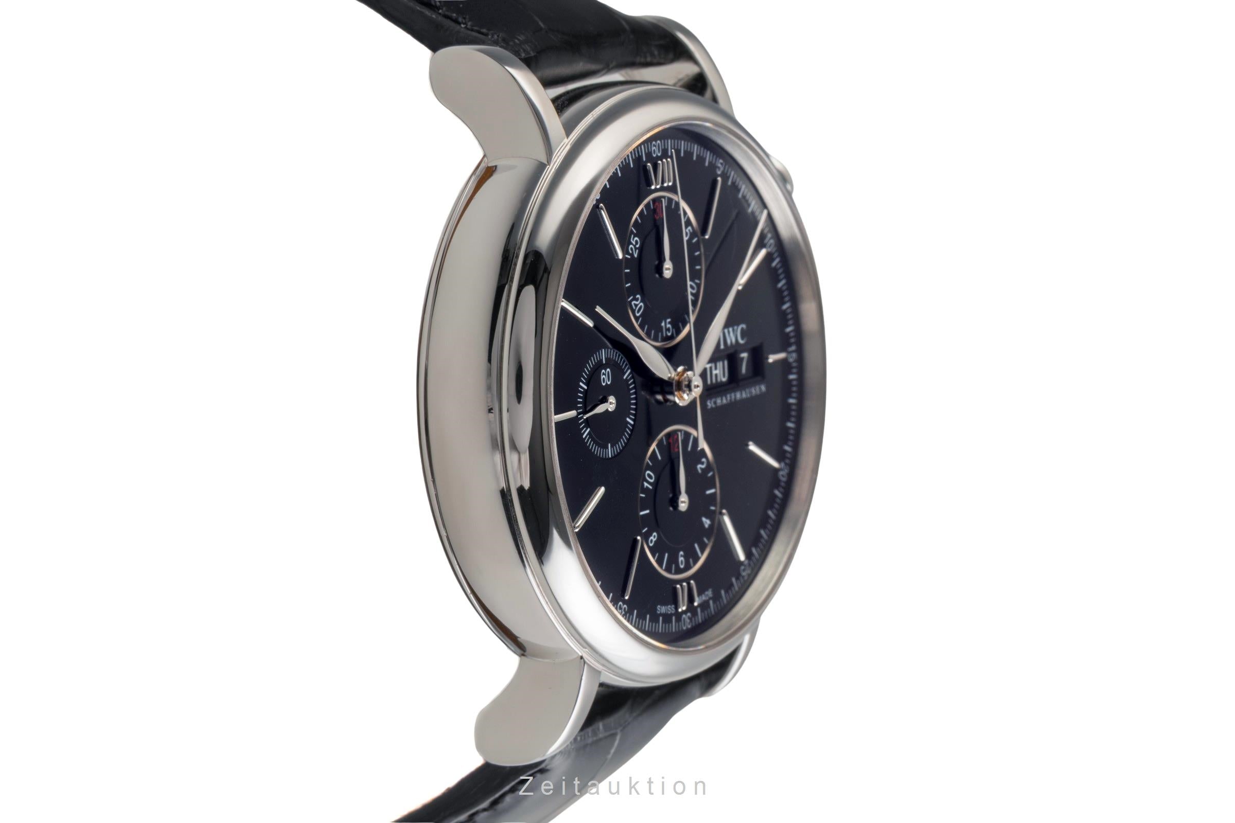 IWC Portofino chronograph steel automatic men's watch IW391010 LP: 7100EUR  [2502812]
