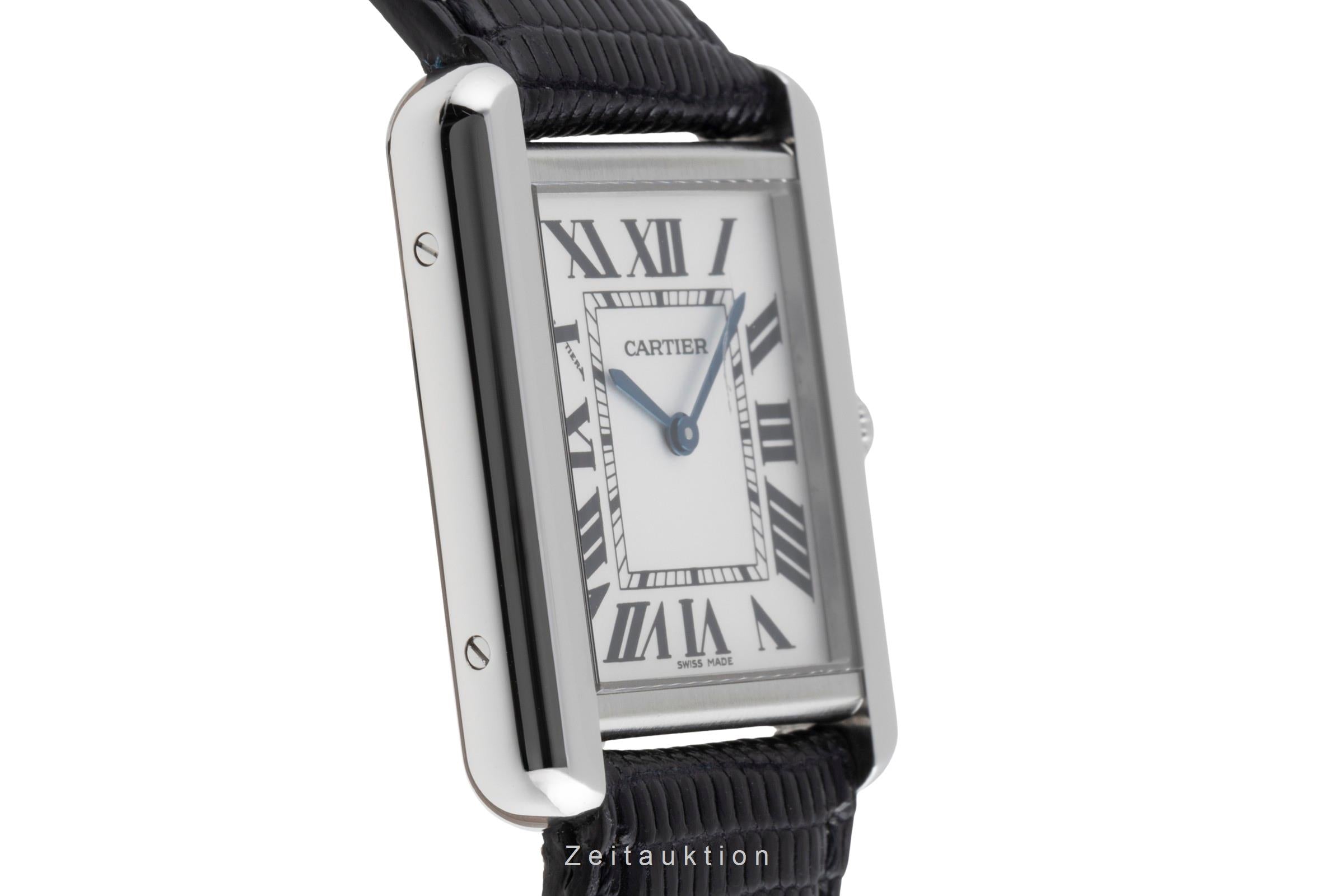 Cartier Tank steel quartz women's watch W5200005  [2502821]
