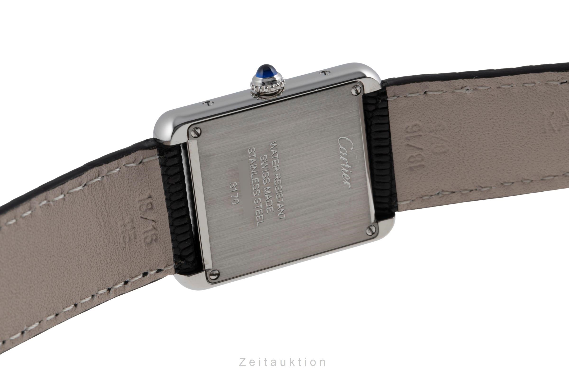 Cartier Tank steel quartz women's watch W5200005  [2502821]