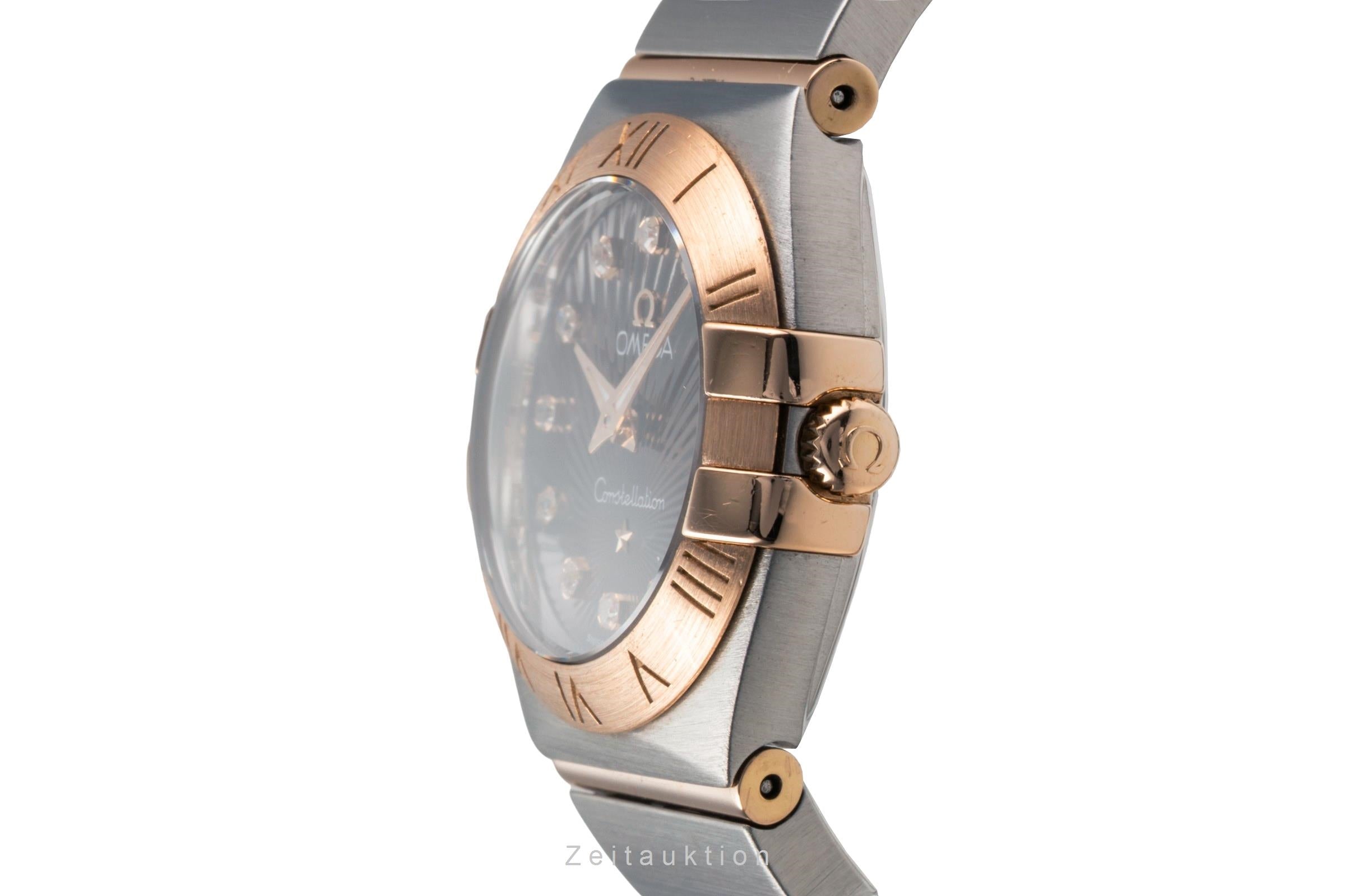 Omega Constellation acier / or  quartz montre pour femmes 123.20.24.60.63.001  [2502823]