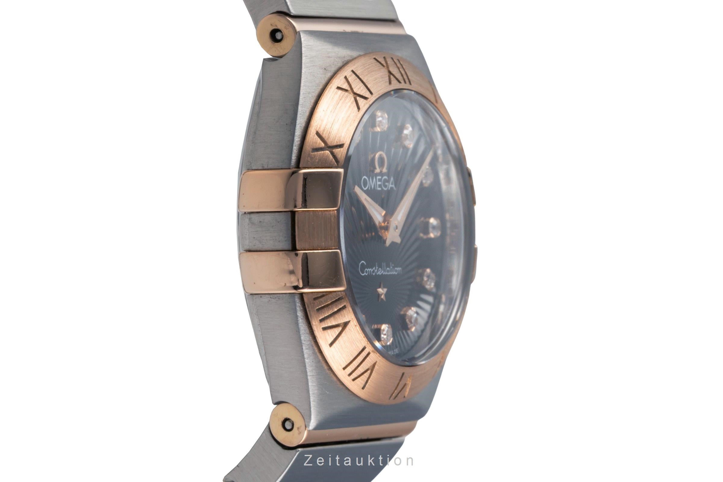 Omega Constellation acier / or  quartz montre pour femmes 123.20.24.60.63.001  [2502823]