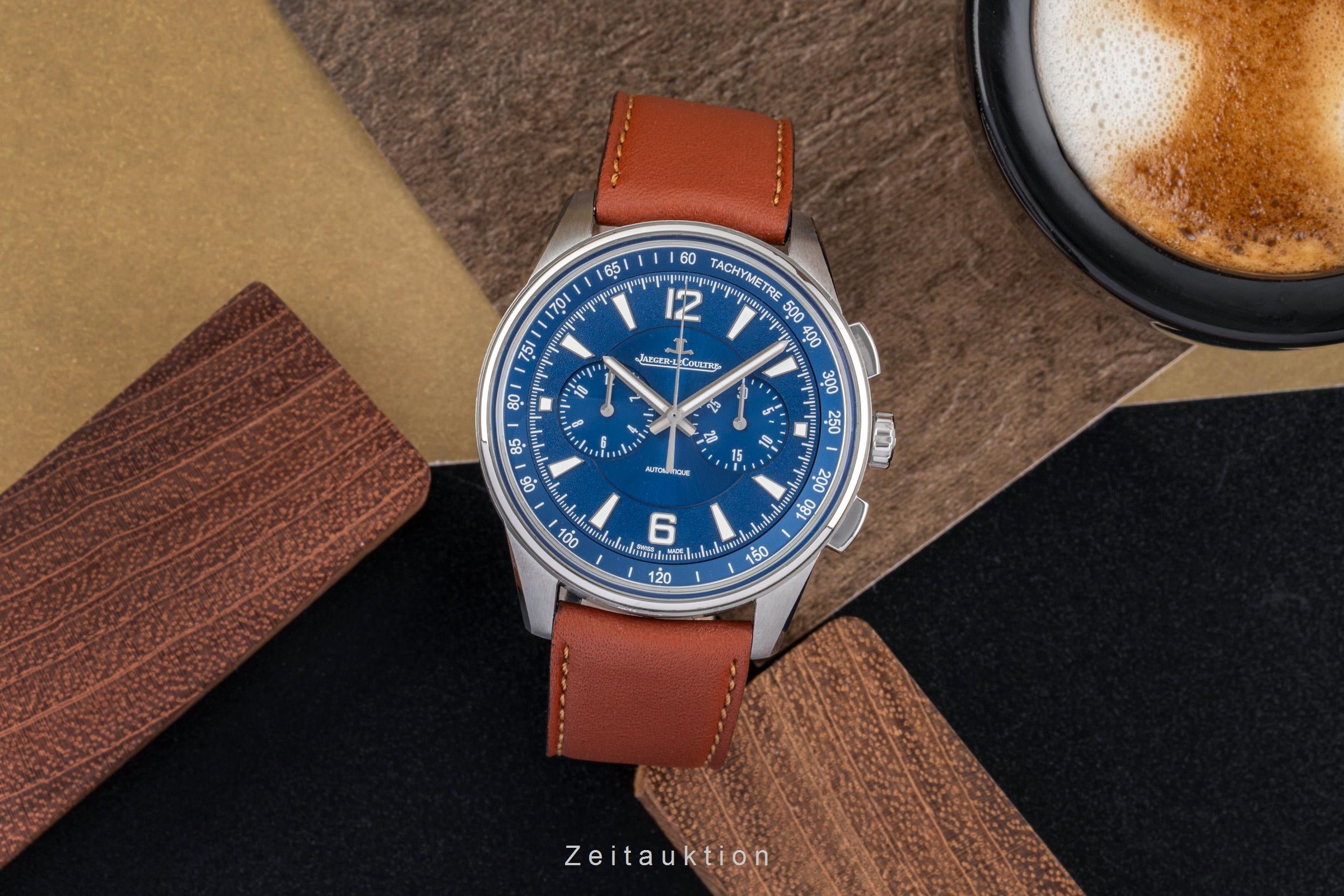 Jaeger LeCoultre Polaris chronographe acier automatique montre pour hommes Q9028480  842.8.C1.S LP: 16000EUR  [2502826]