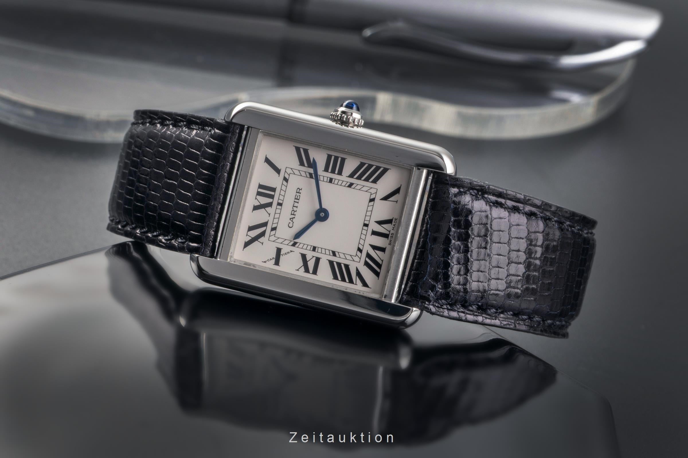 Cartier Tank acero cuarzo reloj para damas  W5200013 LP: 5000EUR  [2502830]
