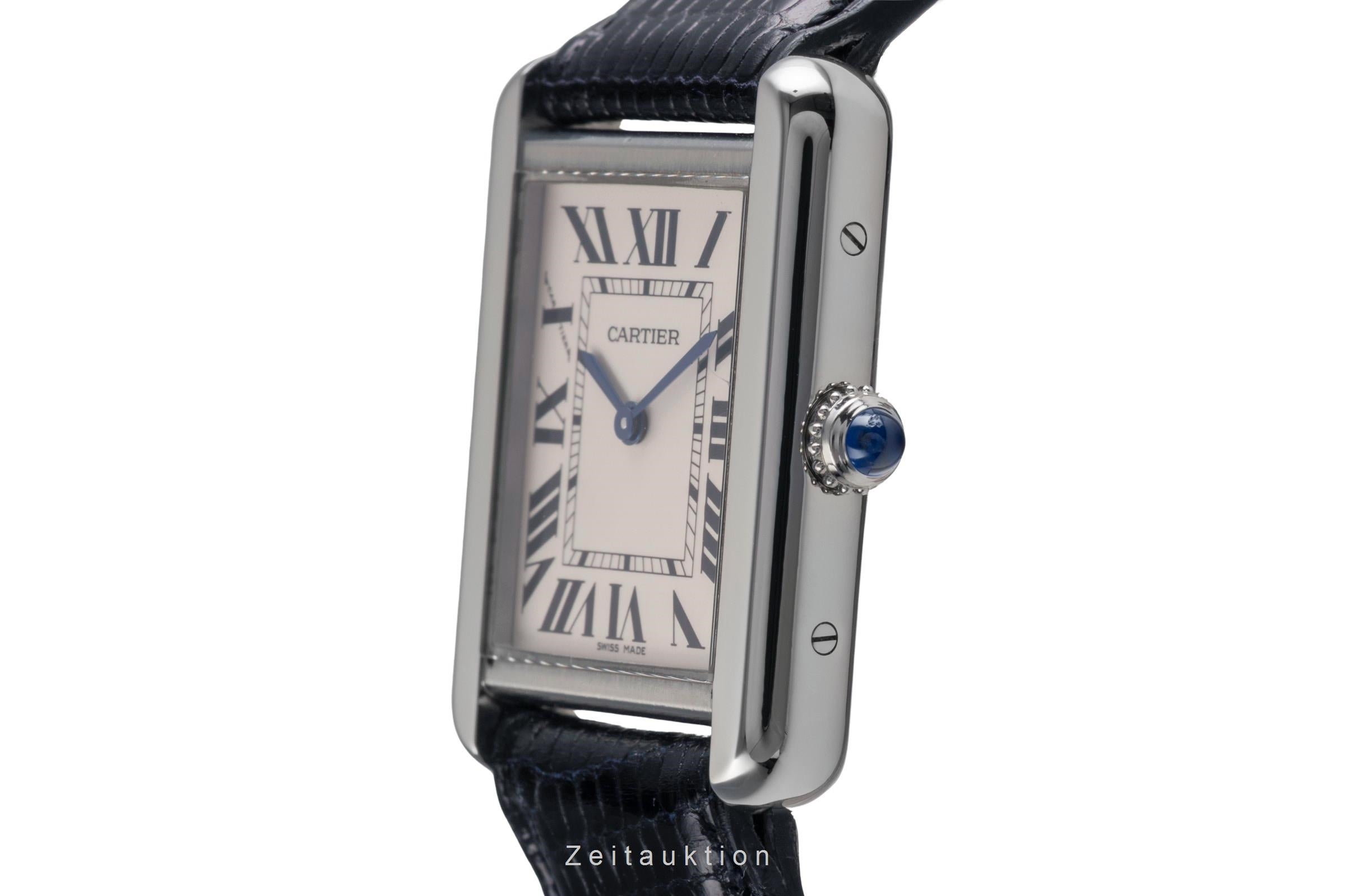Cartier Tank 腕時計 Cartier Tank steel quartz Kal. 157 Ref. W5200013 | 2502830