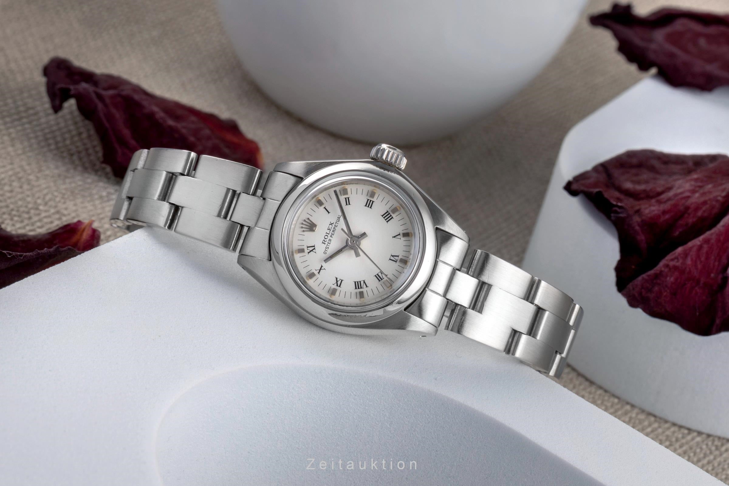 Rolex Oyster Perpetual acciaio automatismo orologio da donna 6718 Vintage  [2502838]