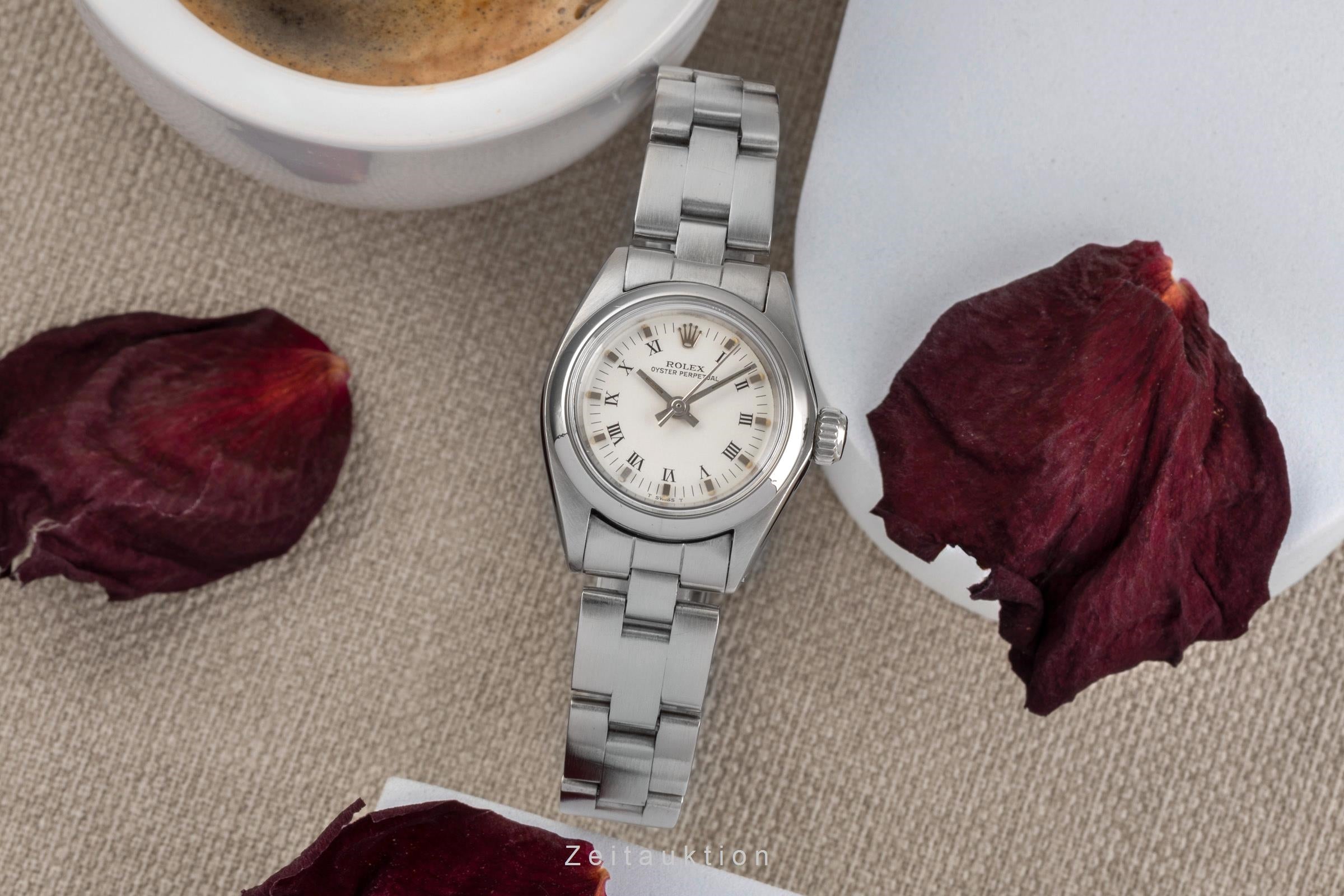 Rolex Oyster Perpetual acciaio automatismo orologio da donna 6718 Vintage  [2502838]