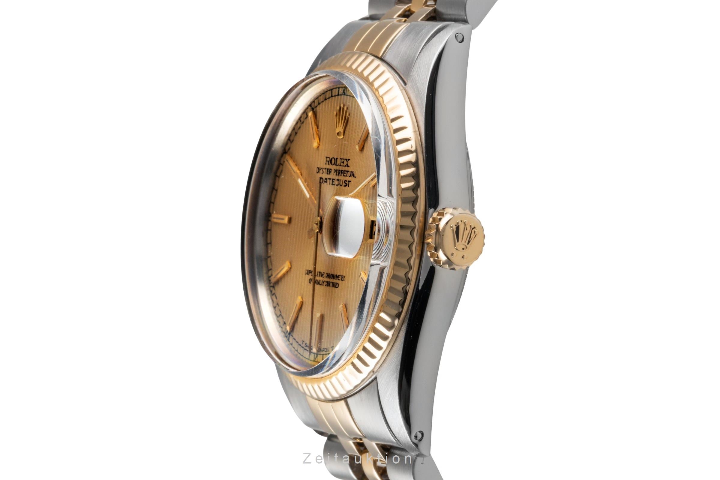 Rolex Datejust 36 Tapestry Dial Stahl / Gold Automatik Ref. 16013 Klassiker  [2502839]