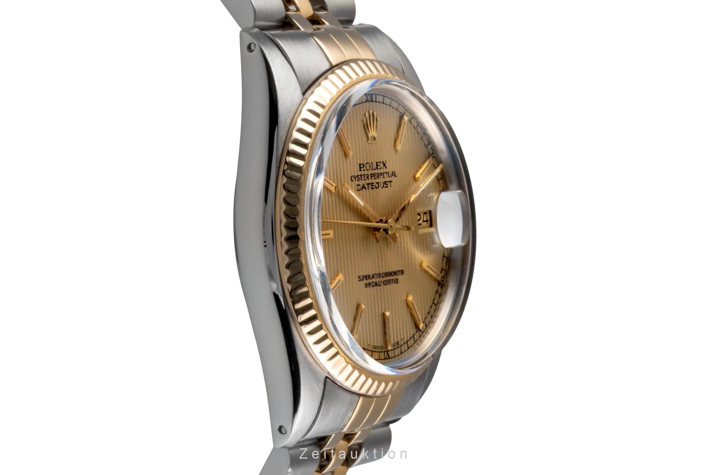 Rolex Datejust 36 Tapestry Dial Stahl / Gold Automatik Ref. 16013 Klassiker  [2502839]