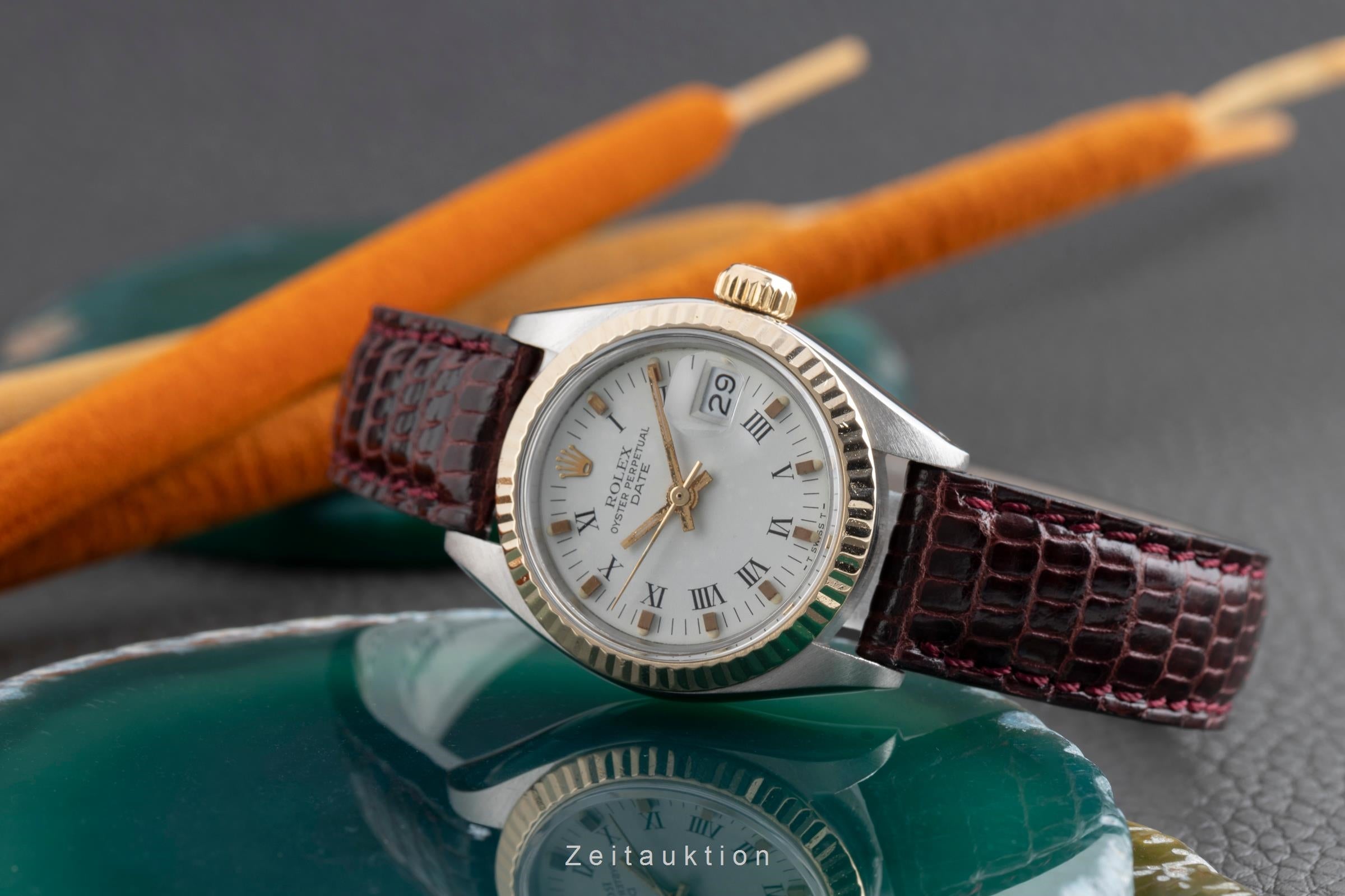 Rolex Lady Date acciaio / oro automatismo orologio da donna 6917  [2502840]