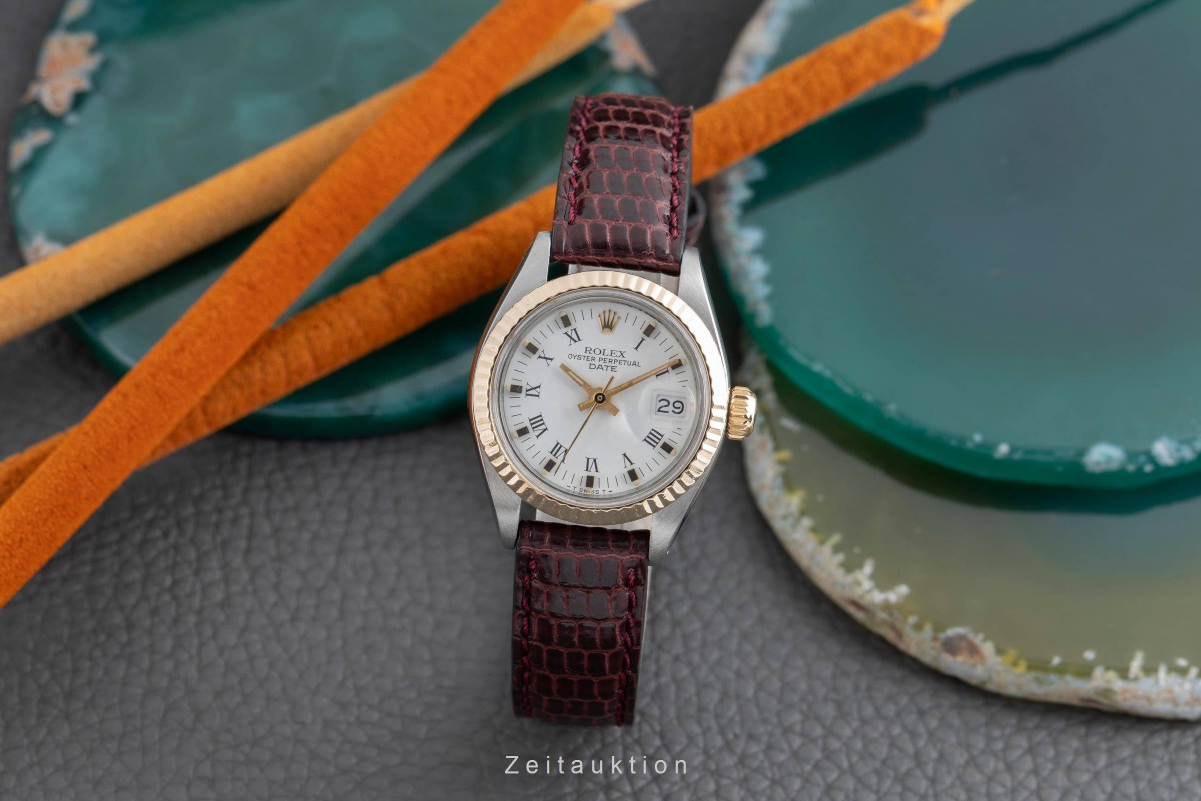 Rolex Lady Date acciaio / oro automatismo orologio da donna 6917  [2502840]