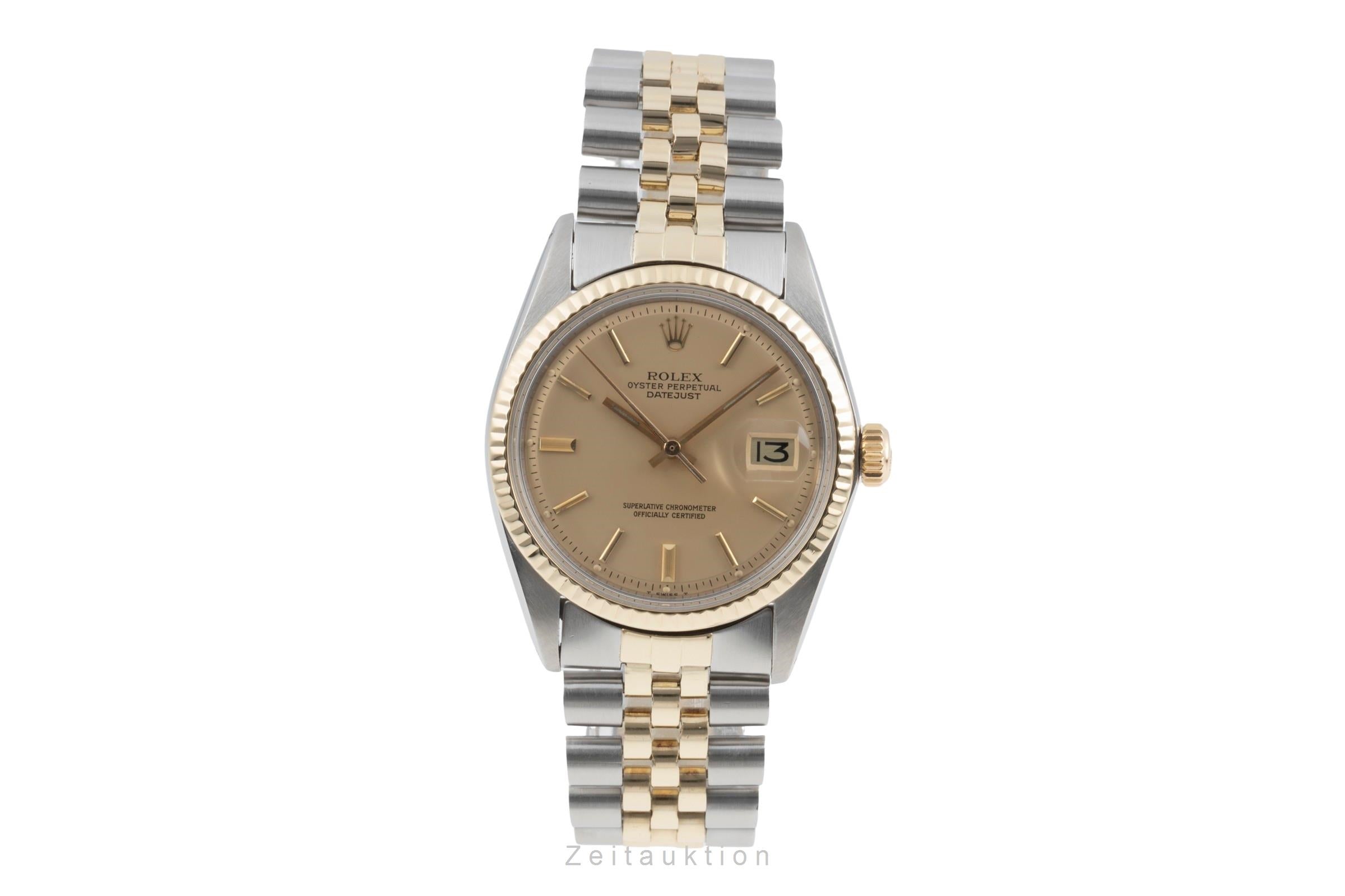 Rolex Datejust steel / gold automatic men's watch 1601 Vintage  [2502841]