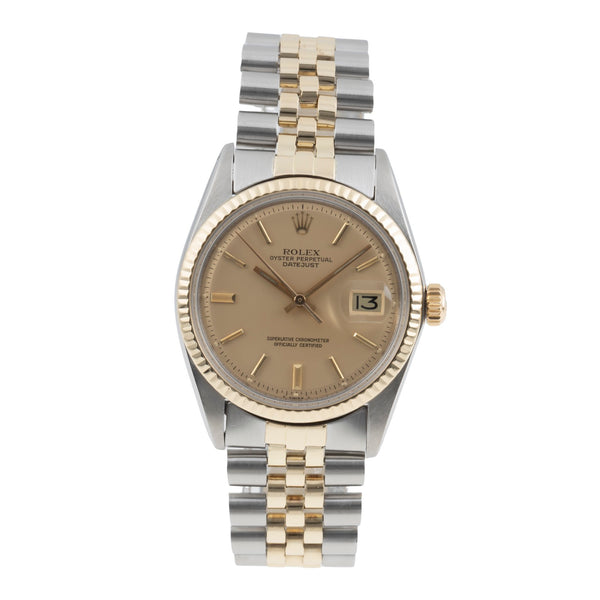 Rolex Datejust steel / gold automatic men's watch 1601 Vintage  [2502841]