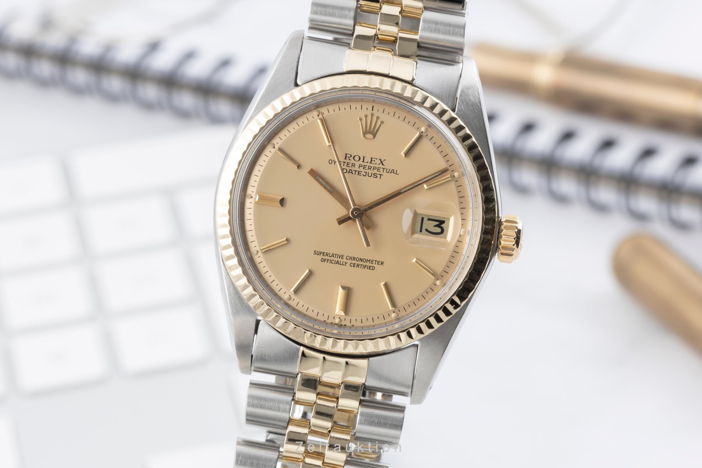 Rolex Datejust steel / gold automatic men's watch 1601 Vintage  [2502841]