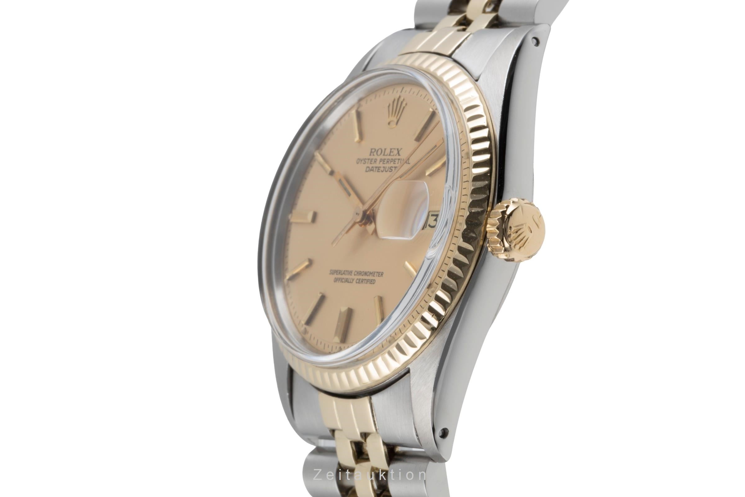 Rolex Datejust steel / gold automatic men's watch 1601 Vintage  [2502841]