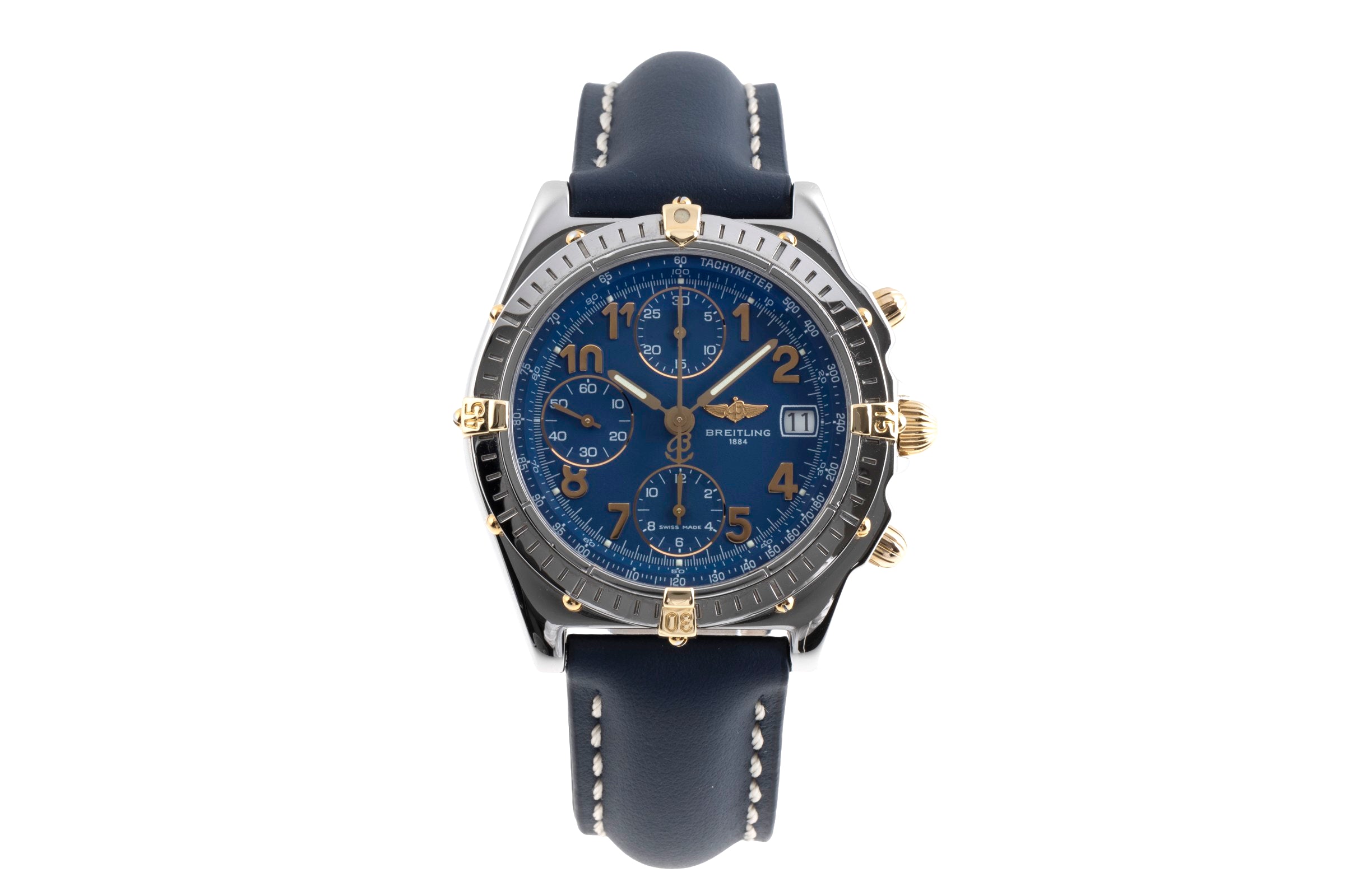 Breitling Chronomat chronograph steel / gold automatic Kal. B13