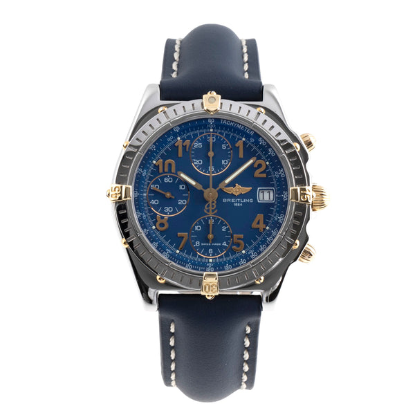 Breitling Chronomat Chronograph Stahl / Gold Automatik Ref B13050.1 Papiere 1997 [2502845]