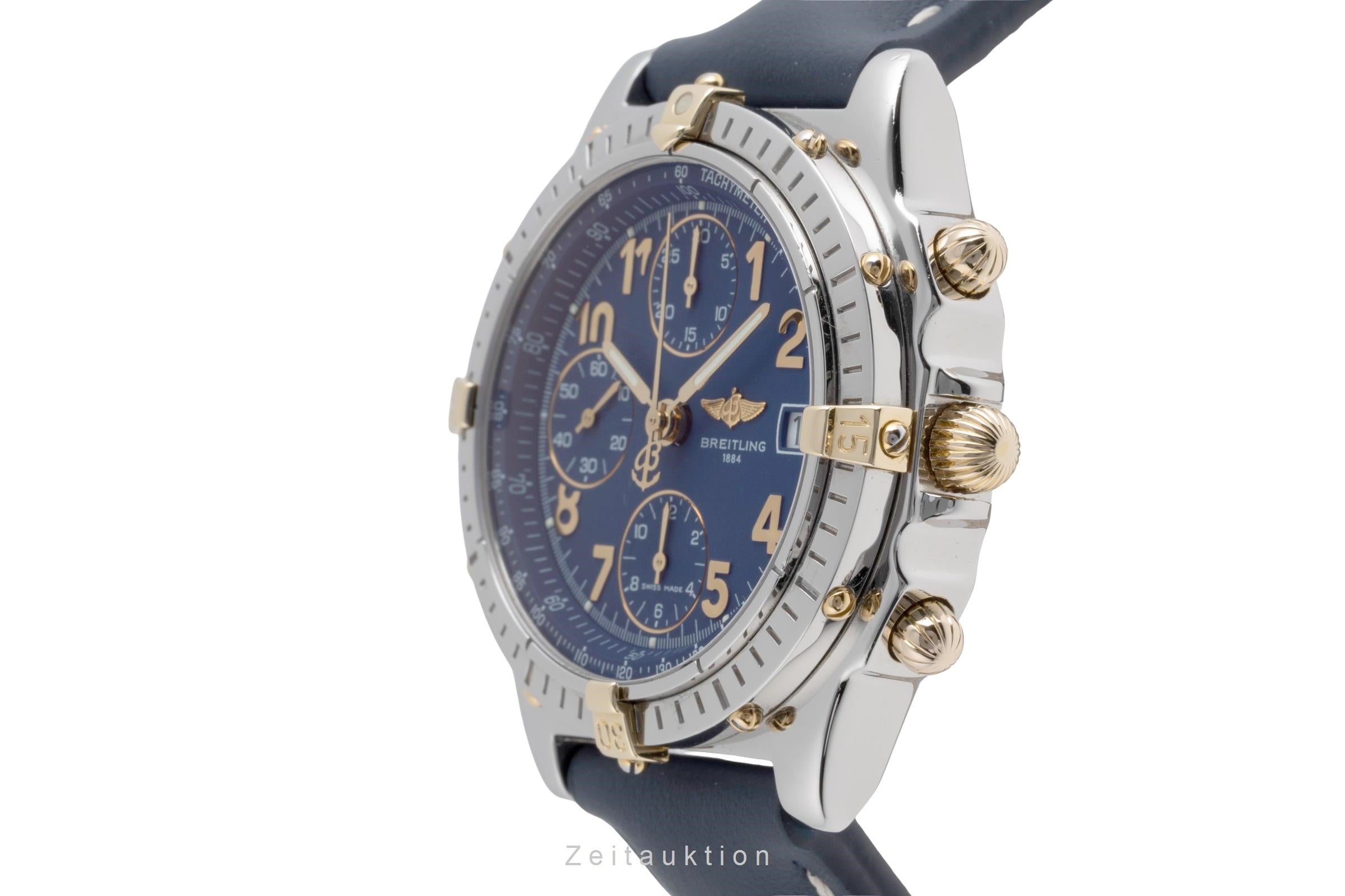 Breitling Chronomat Chronograph Stahl / Gold Automatik Ref B13050.1 Papiere 1997 [2502845]