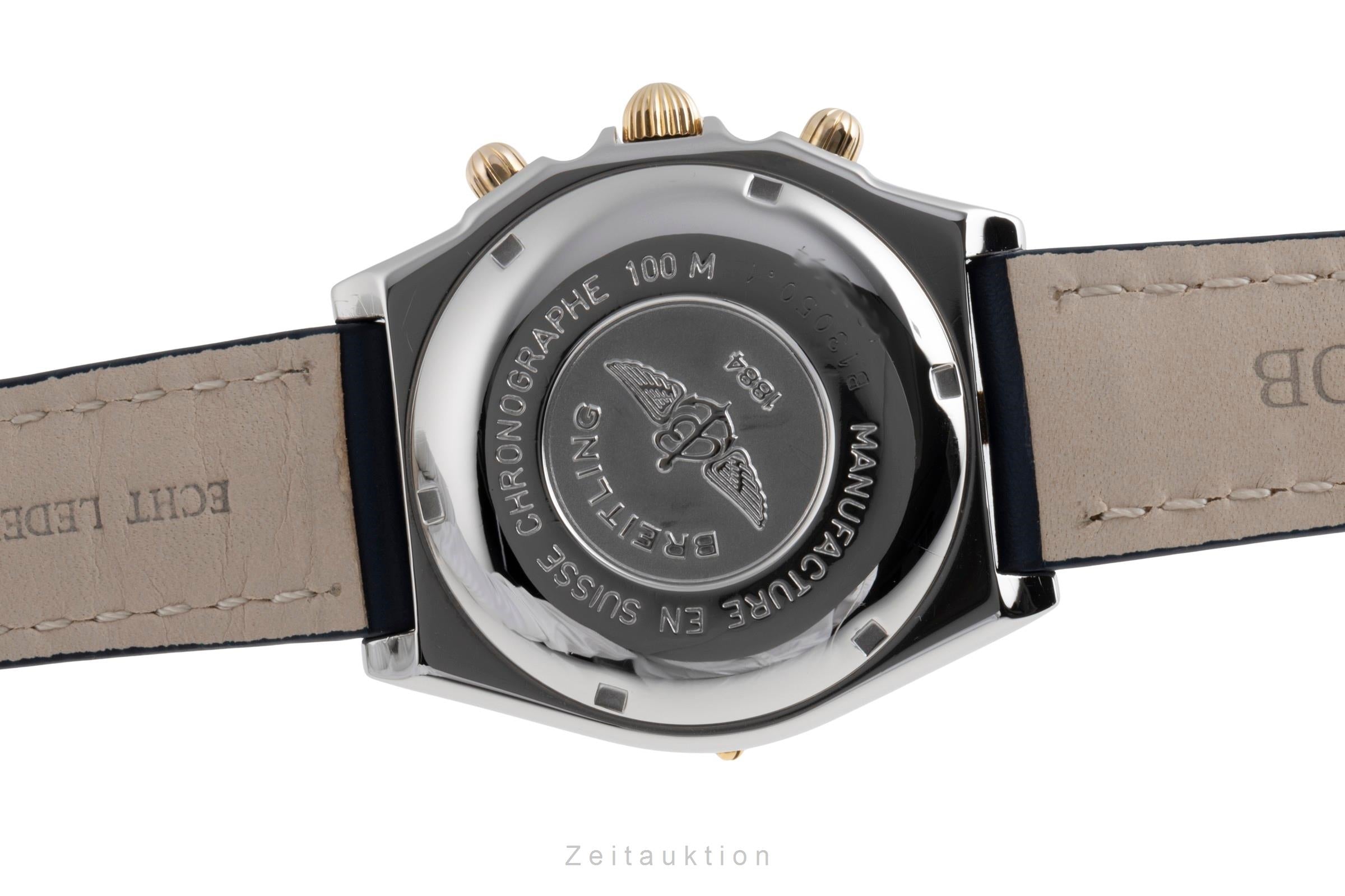 Breitling Chronomat Chronograph Stahl / Gold Automatik Ref B13050.1 Papiere 1997 [2502845]