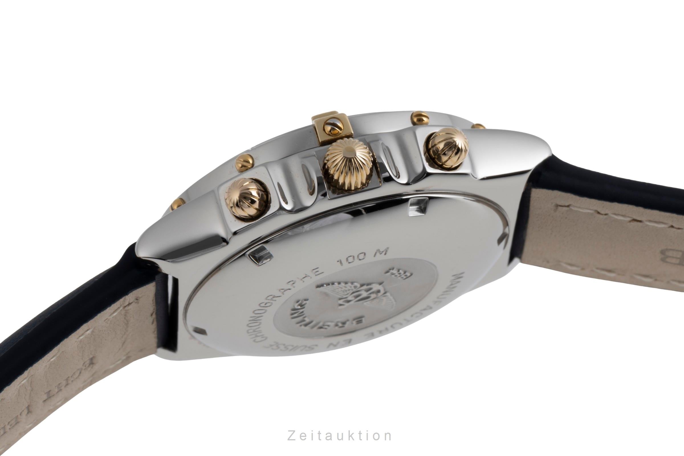 Breitling Chronomat Chronograph Stahl / Gold Automatik Ref B13050.1 Papiere 1997 [2502845]