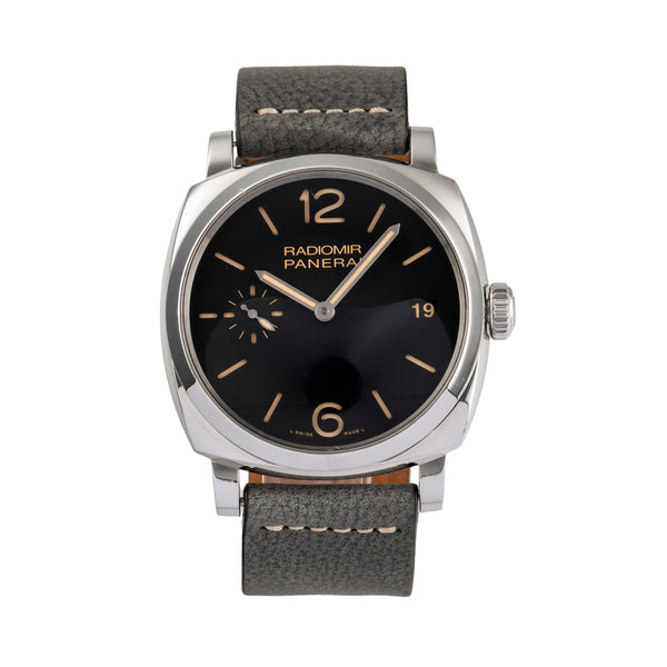 Panerai Radiomir 1940 3 Days Stahl Handaufzug Herrenuhr PAM00514 B&P 2016 [2502847]