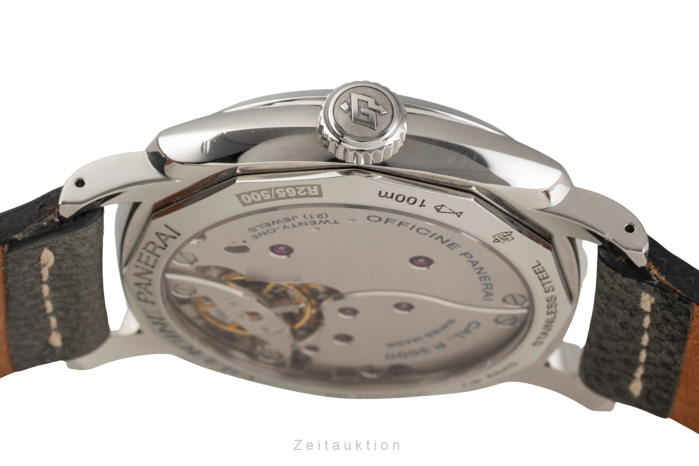 Panerai Radiomir 1940 3 Days Stahl Handaufzug Herrenuhr PAM00514 B&P 2016 [2502847]