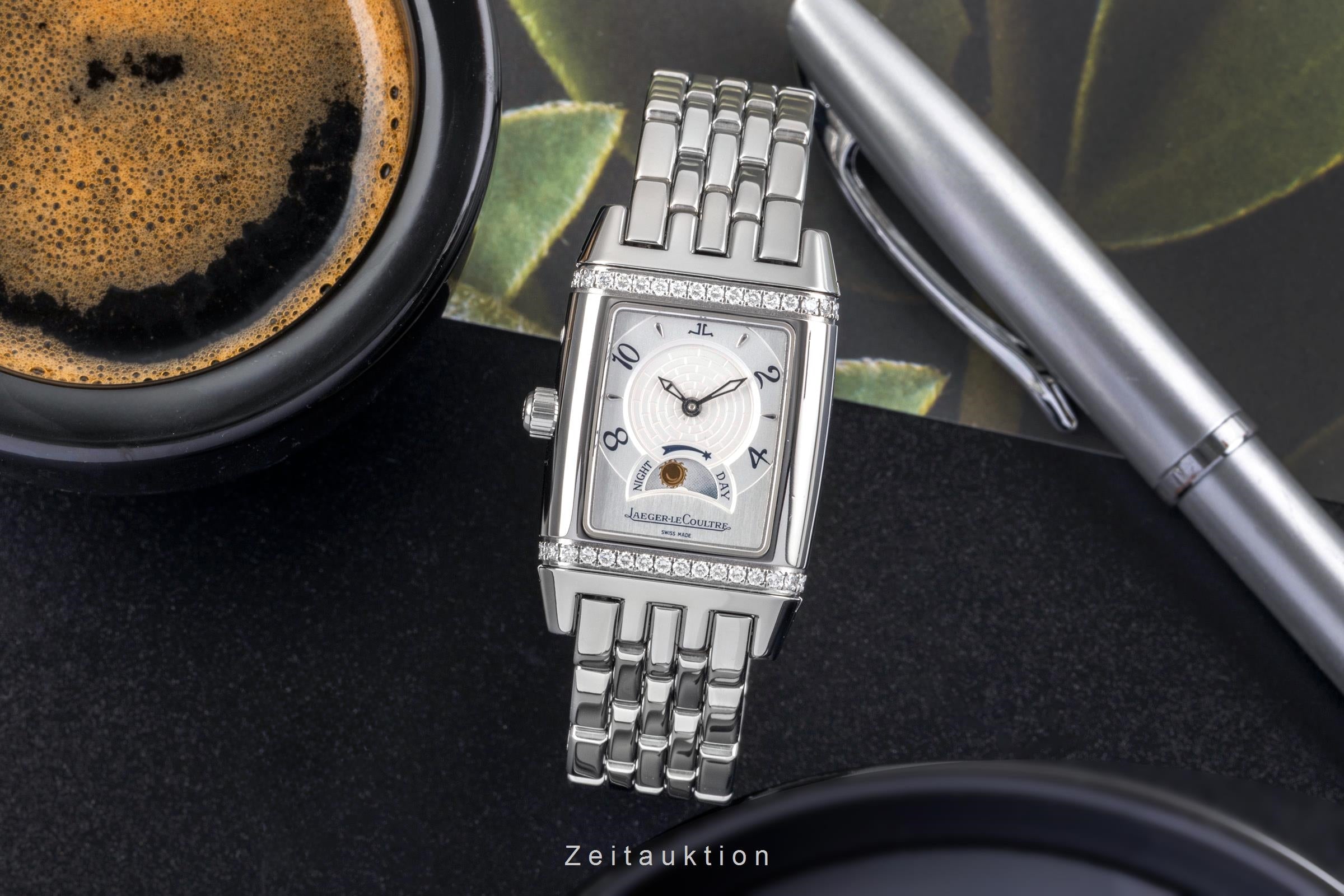 Jaeger LeCoultre Reverso acier à remontage manuel montre pour hommes Q2968120  296.8.74  [2502848]