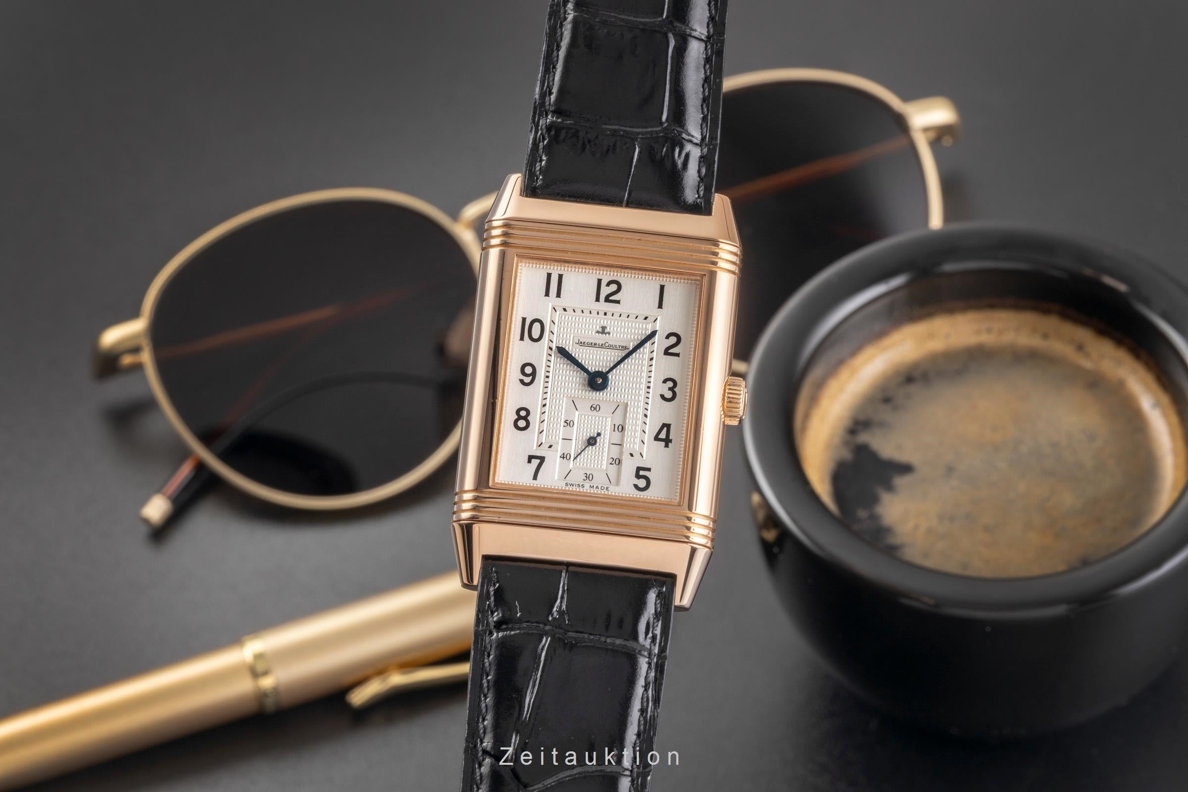 Jaeger LeCoultre Reverso 18 ct red gold manual winding men's watch Q3732420  273.2.04 LP: 37500EUR  [2502852]
