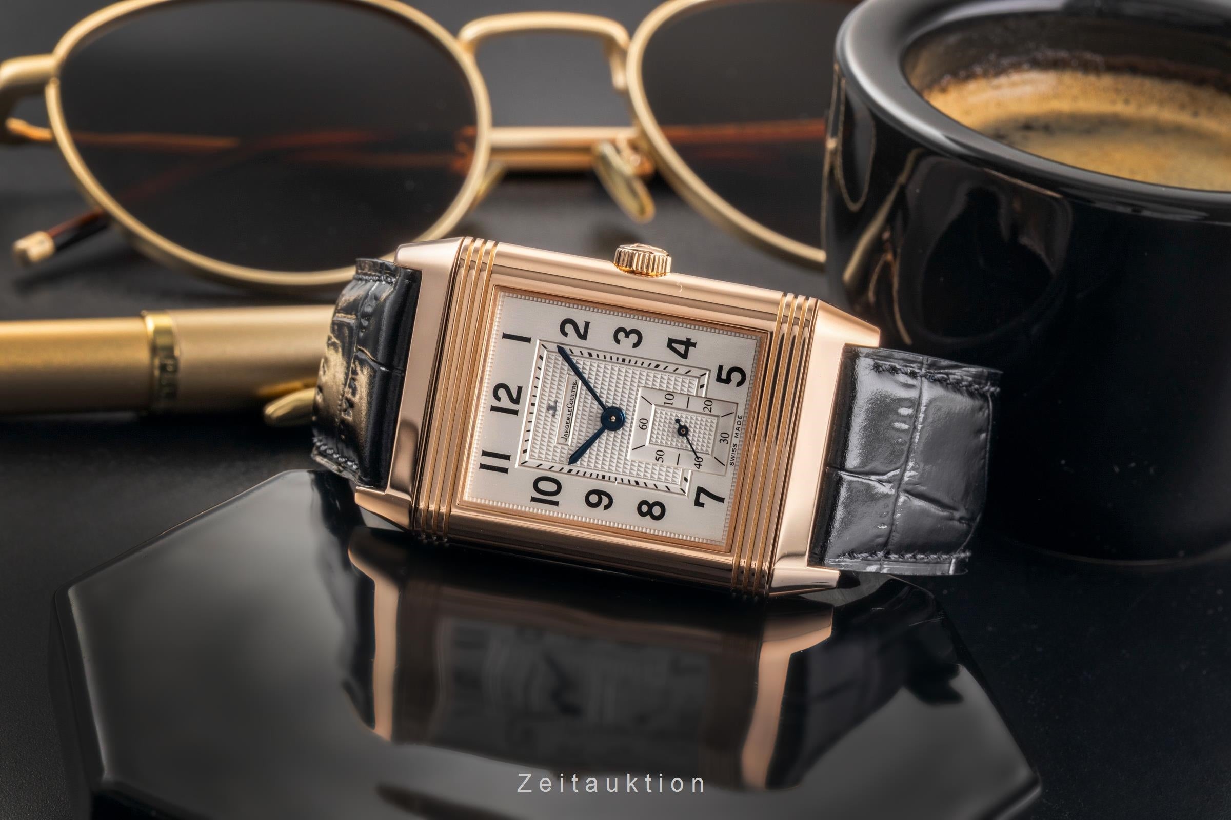 Jaeger LeCoultre Reverso 18 ct red gold manual winding men's watch Q3732420  273.2.04 LP: 37500EUR  [2502852]