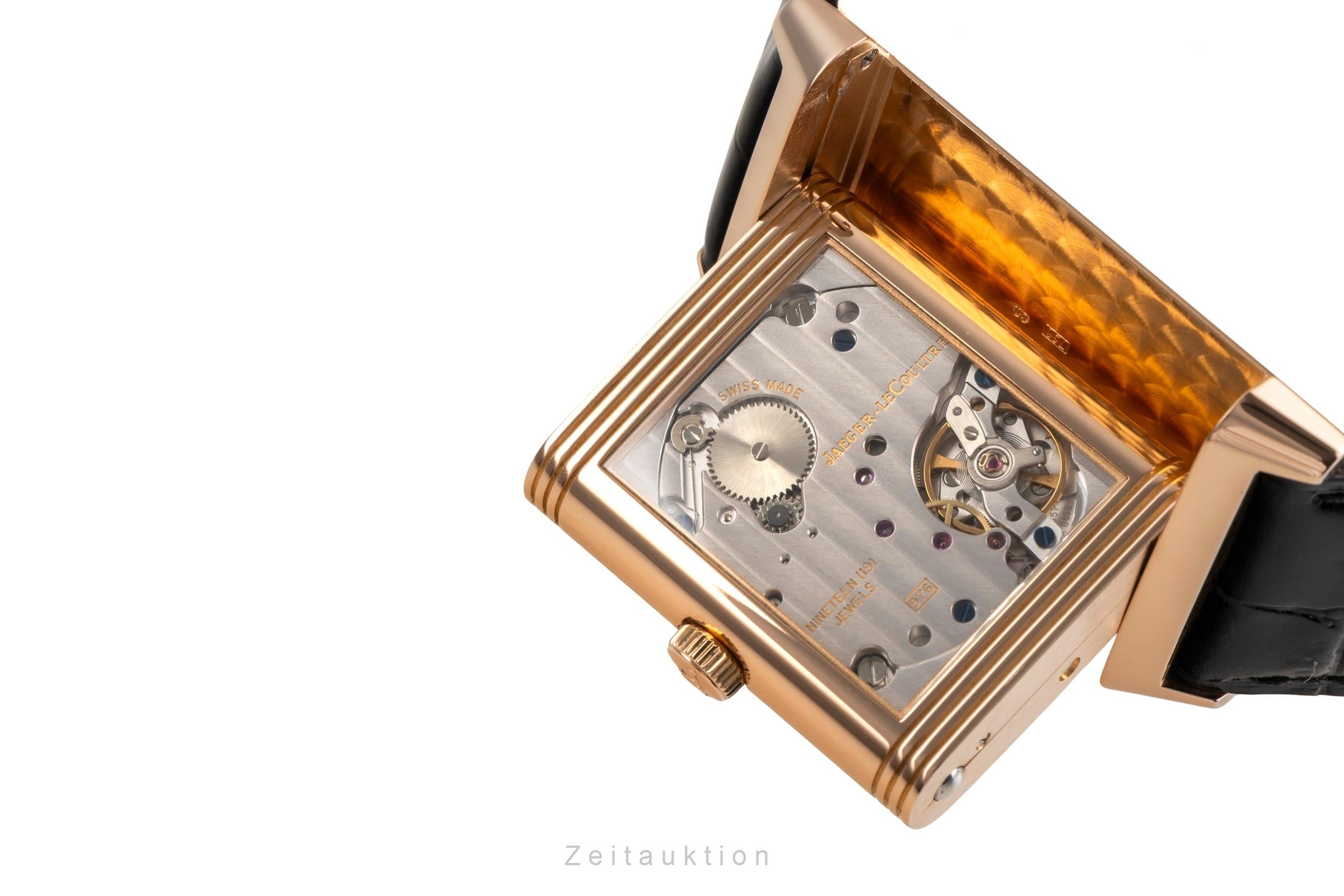 Jaeger LeCoultre Reverso 18 ct red gold manual winding men's watch Q3732420  273.2.04 LP: 37500EUR  [2502852]
