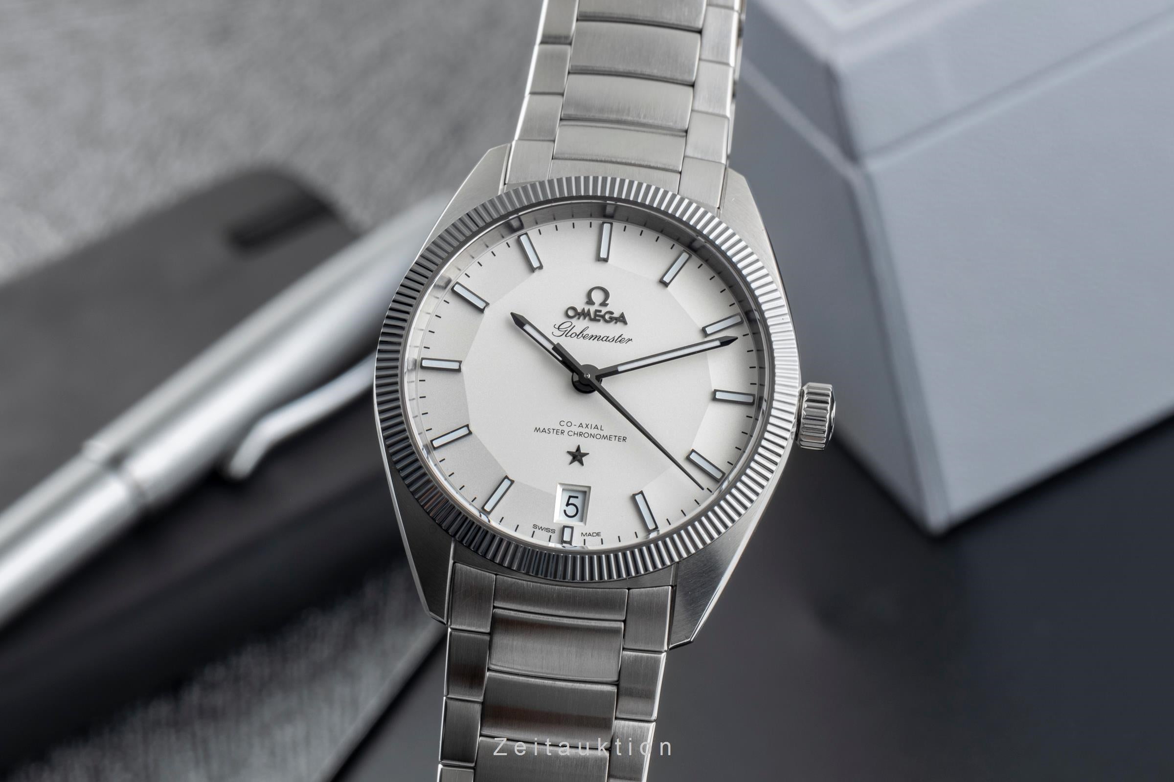 OMEGA Constellation オートマチック クロノメーター 24石 123.10.24.60.57.002 Omega Constellation Pink Diamond Dial Watch