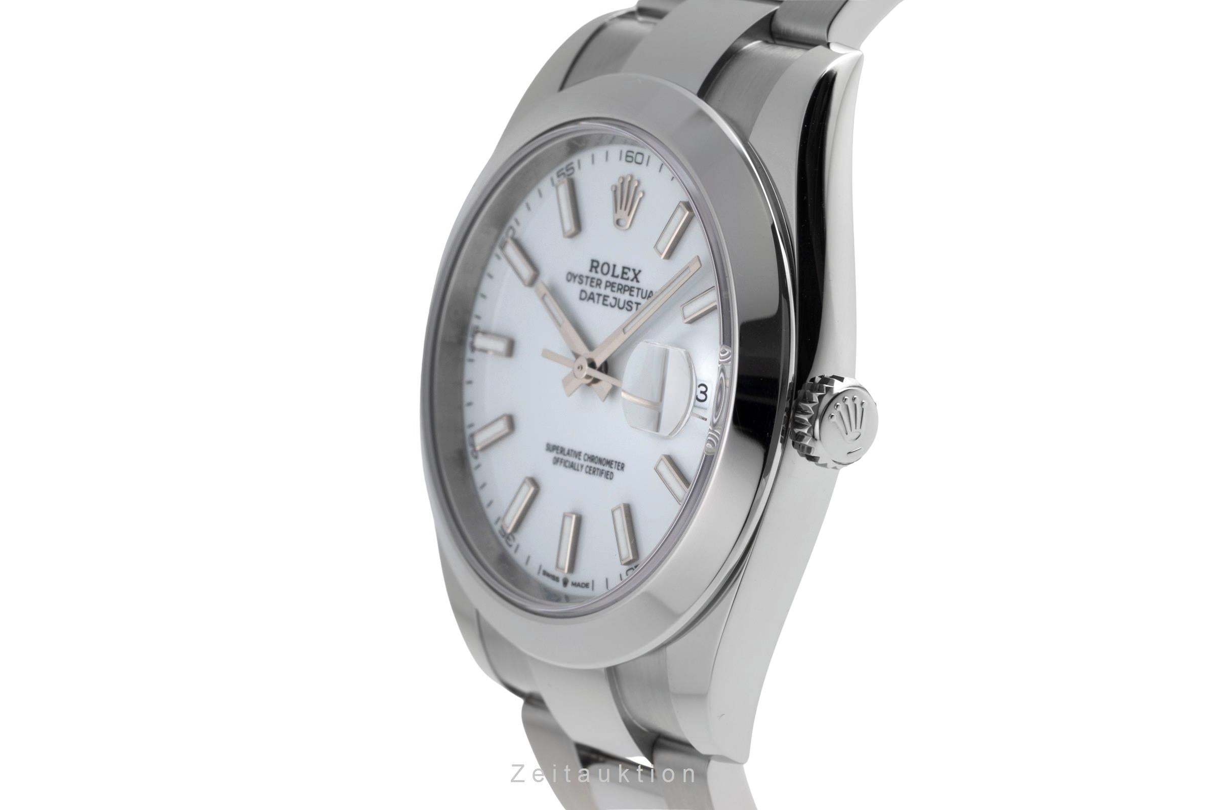 Rolex Datejust 41 Automatik Stahl Herrenuhr Oyster Perpetual 126300 B&P 2025 [2502859]