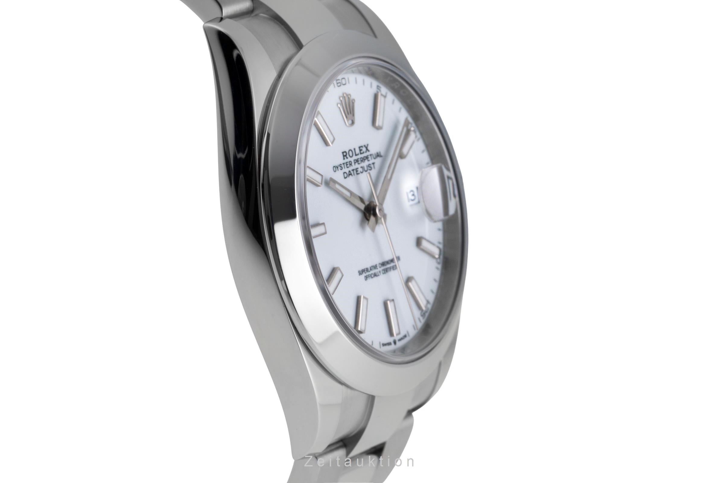 Rolex Datejust 41 Automatik Stahl Herrenuhr Oyster Perpetual 126300 B&P 2025 [2502859]