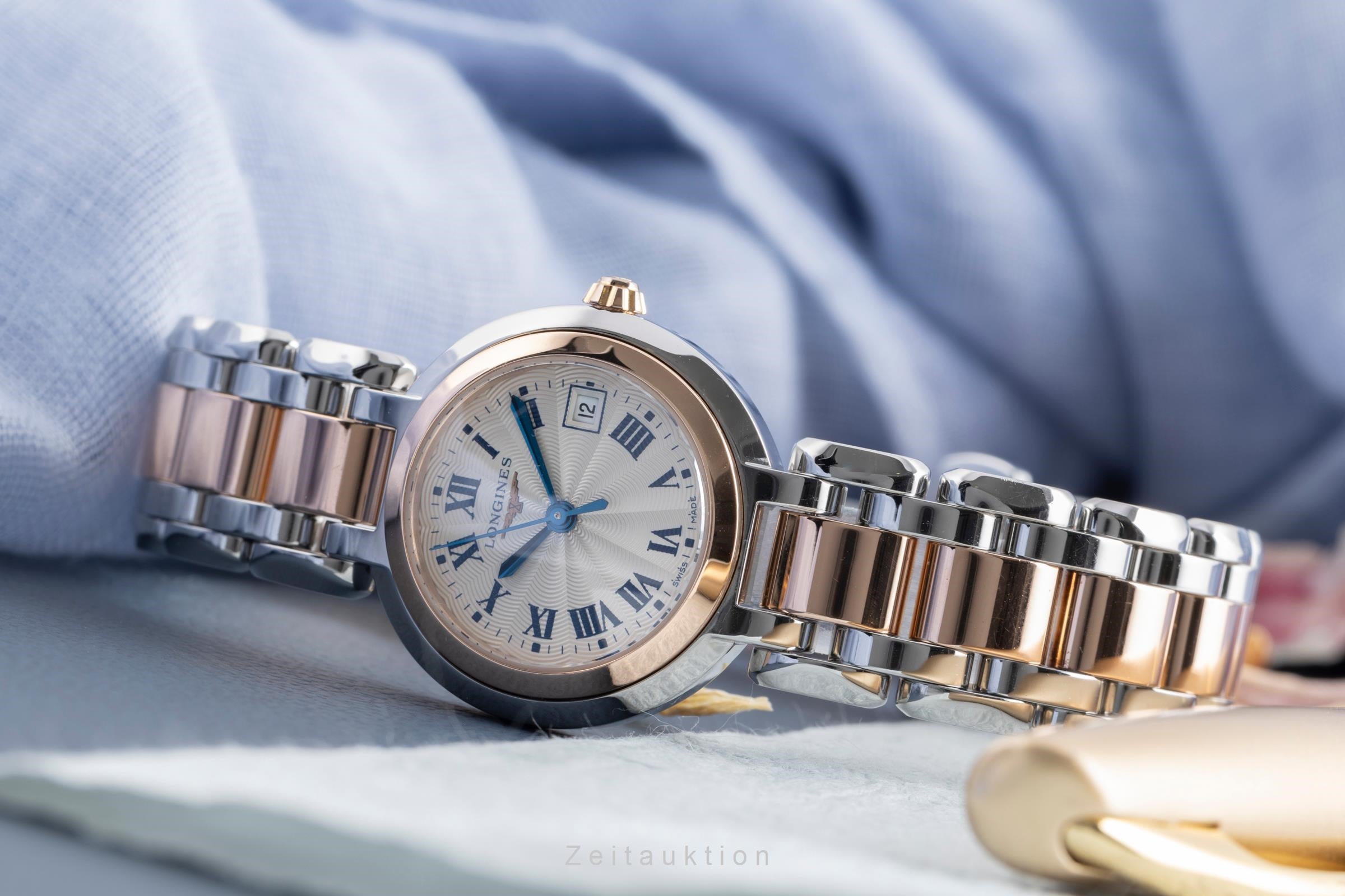 Longines Prima Luna acero / oro cuarzo reloj para damas  L8.110.5  [2502866]