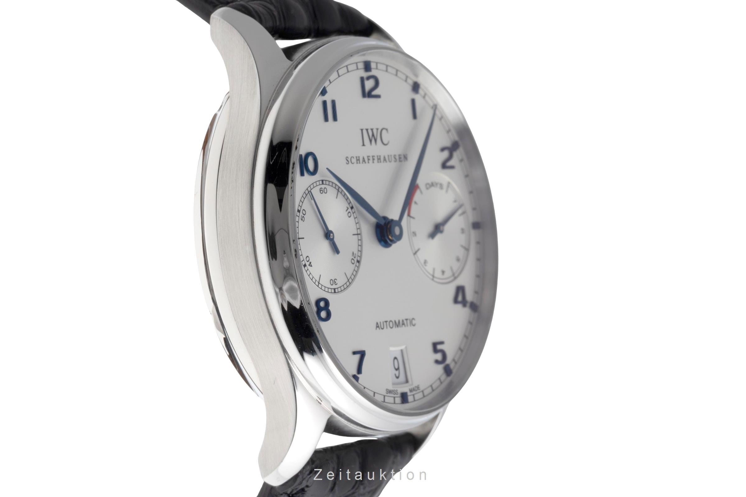 IWC Portugieser acciaio automatismo orologio da uomo IW500107 LP: 14000EUR  [2502870]