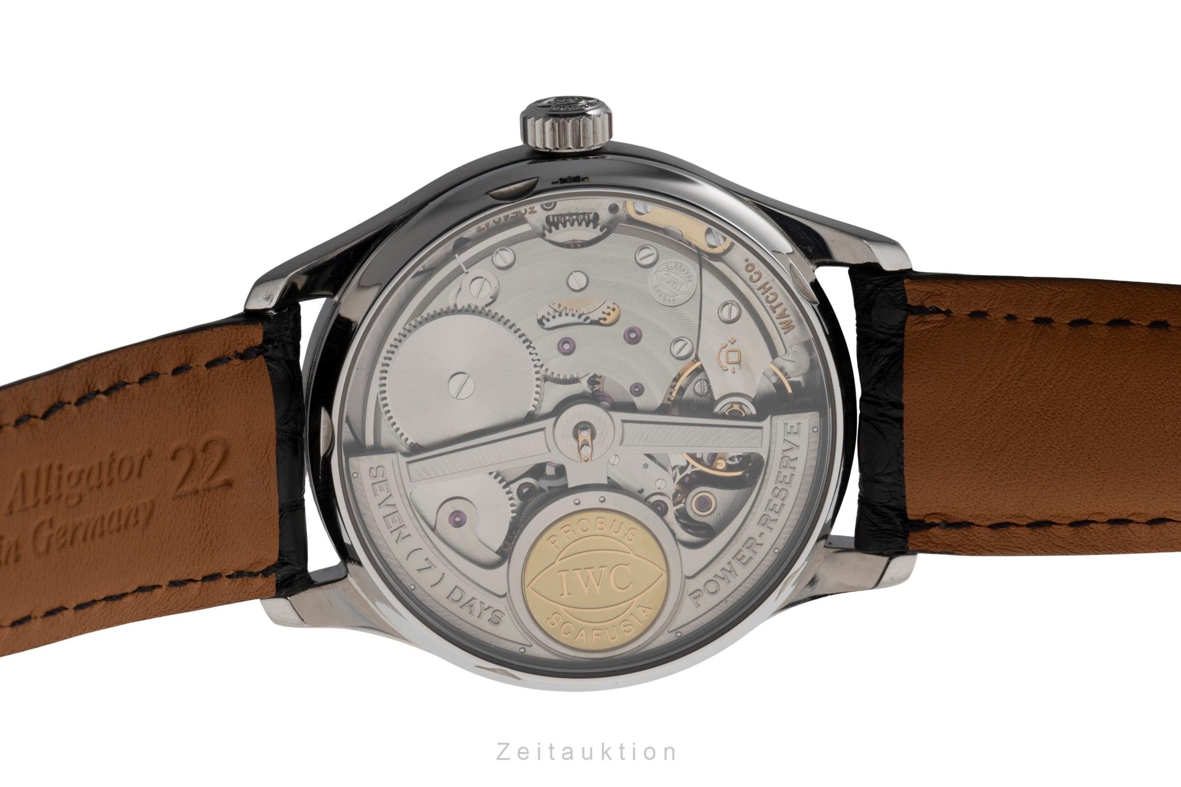 IWC Portugieser acciaio automatismo orologio da uomo IW500107 LP: 14000EUR  [2502870]