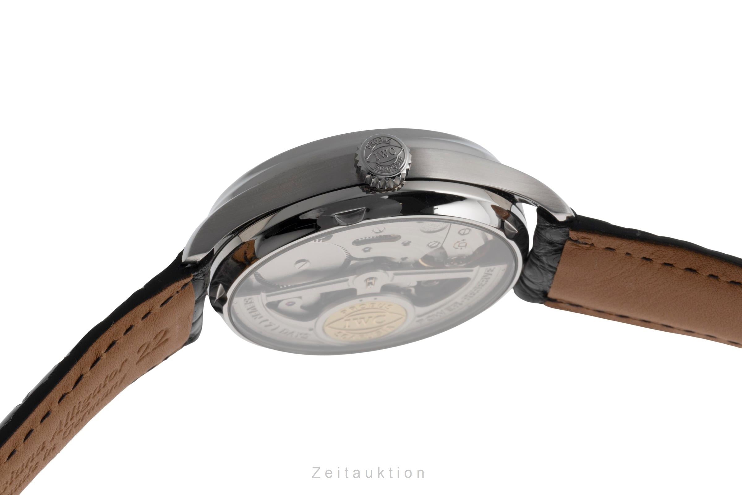 IWC Portugieser acciaio automatismo orologio da uomo IW500107 LP: 14000EUR  [2502870]