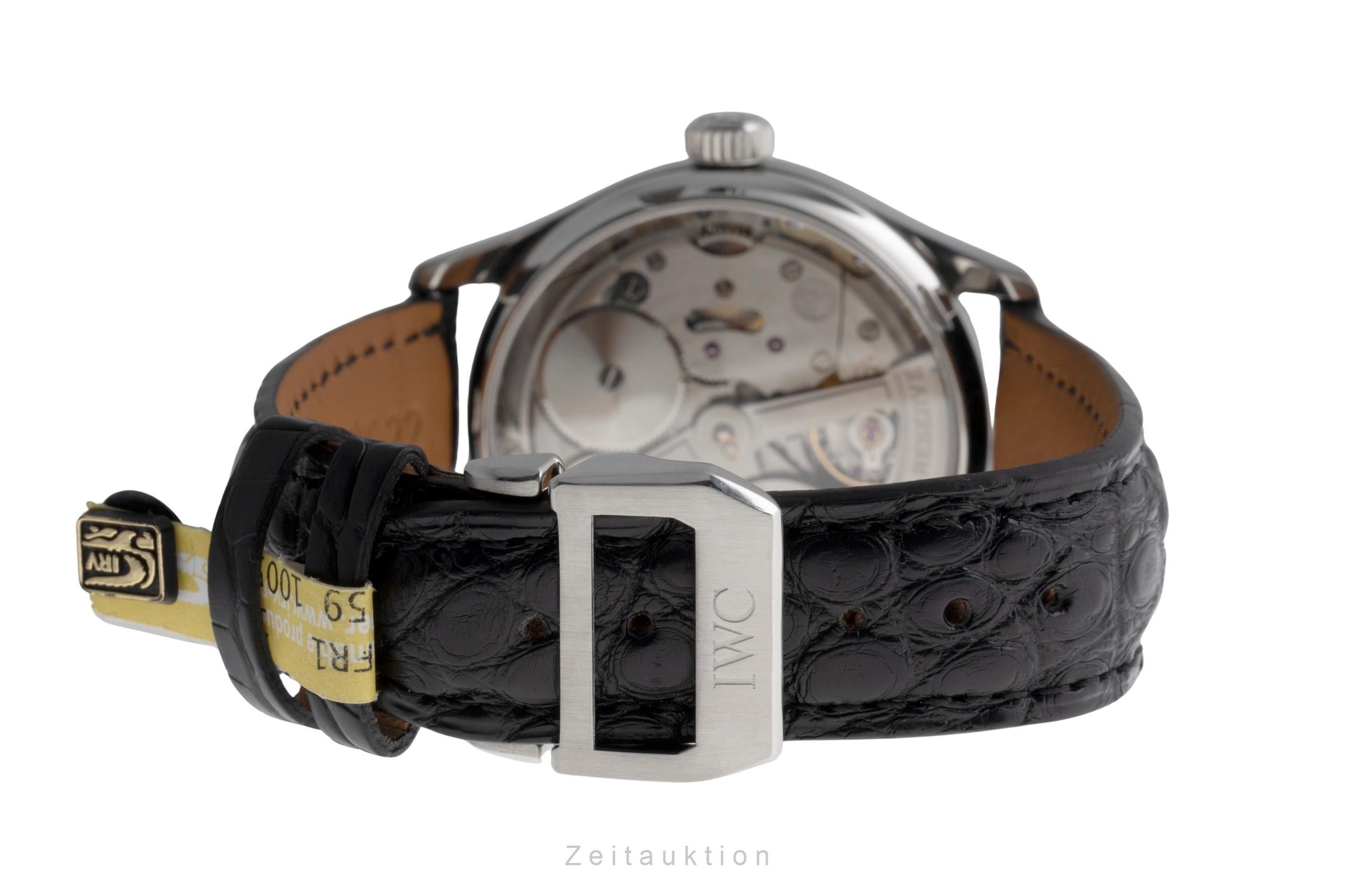IWC Portugieser acciaio automatismo orologio da uomo IW500107 LP: 14000EUR  [2502870]