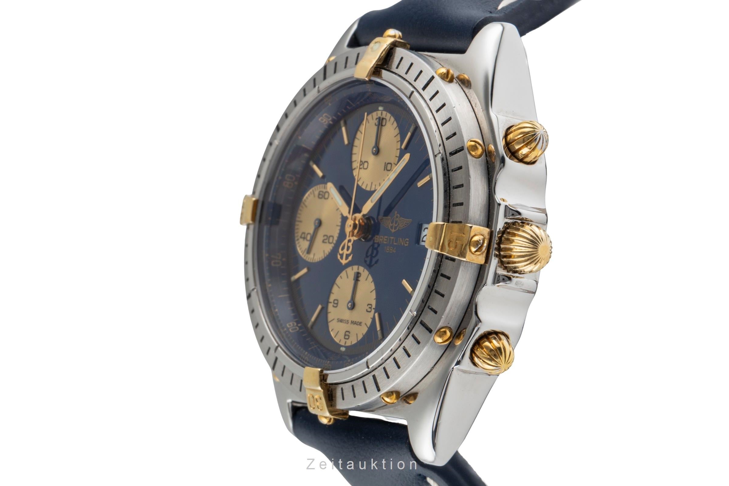 Breitling Chronomat chronographe acier / doré automatique montre pour hommes B13048  [2502874]