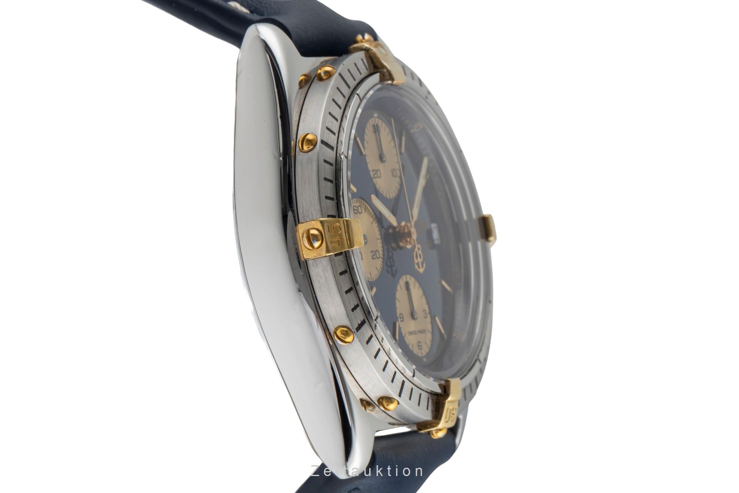 Breitling Chronomat chronographe acier / doré automatique montre pour hommes B13048  [2502874]