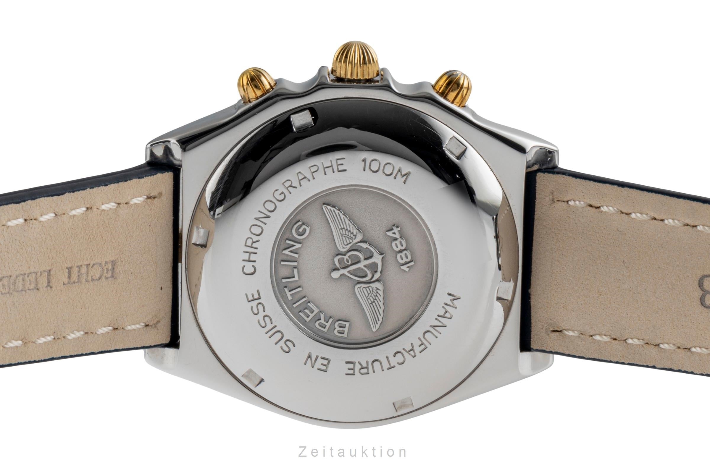 Breitling Chronomat chronographe acier / doré automatique montre pour hommes B13048  [2502874]