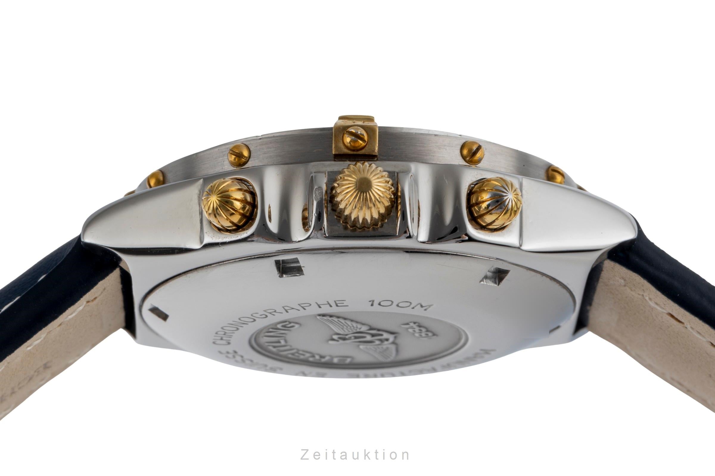 Breitling Chronomat chronographe acier / doré automatique montre pour hommes B13048  [2502874]