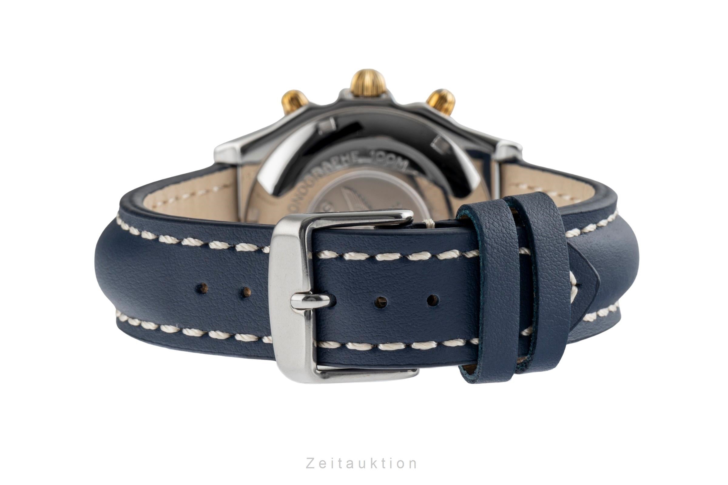 Breitling Chronomat chronographe acier / doré automatique montre pour hommes B13048  [2502874]